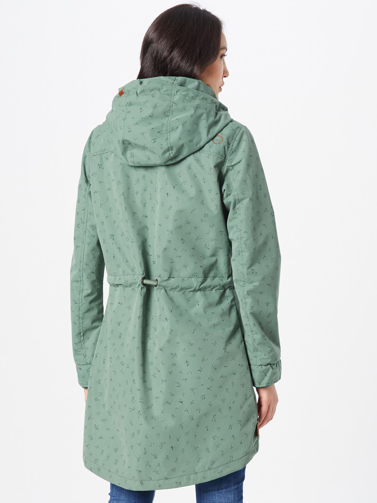 Alife and Kickin Parka de primăvară-toamnă 'CharlotteAK' verde / verde pin - Pled.ro