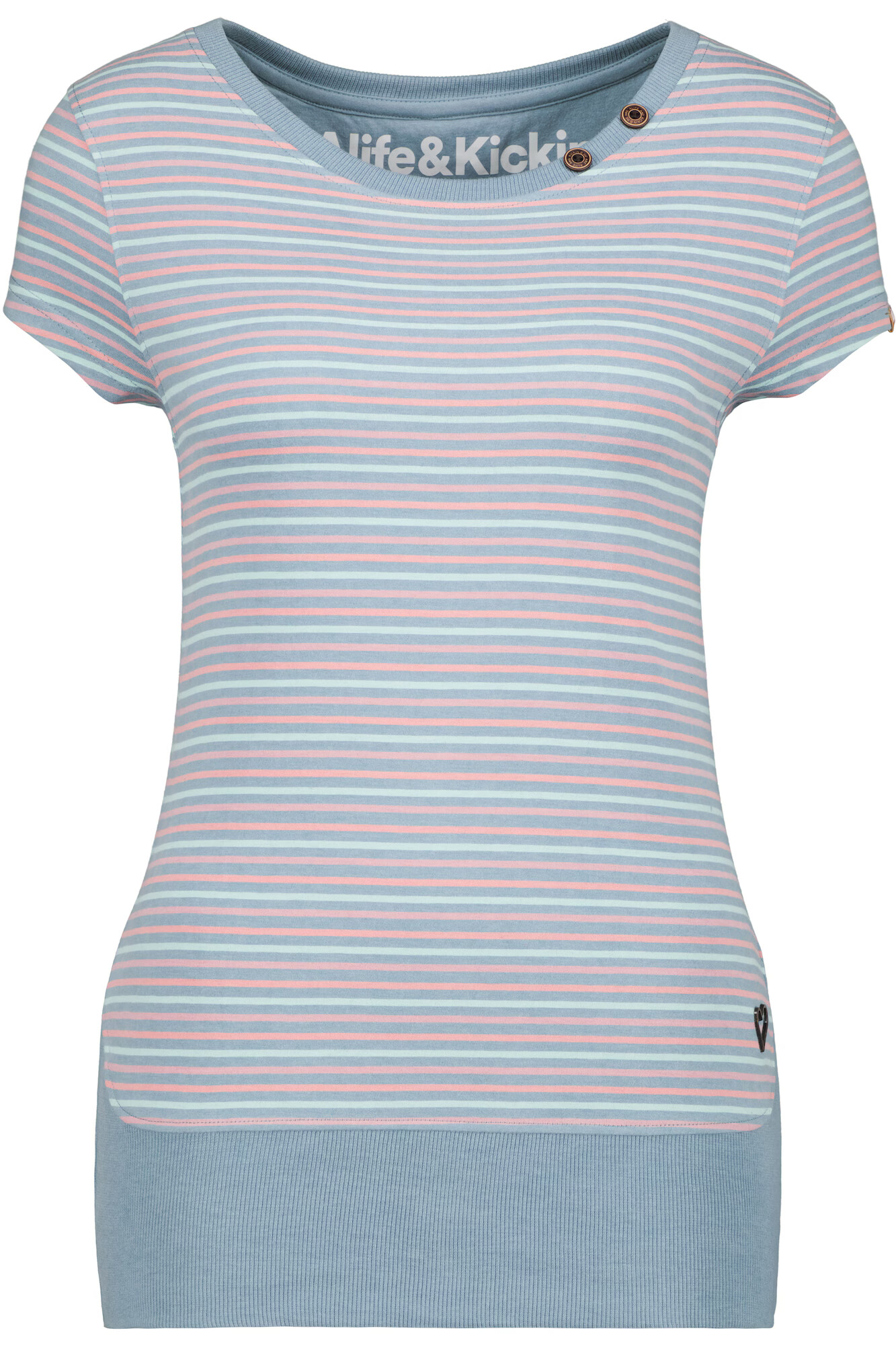 Alife and Kickin Tricou albastru porumbel / albastru deschis / rosé - Pled.ro