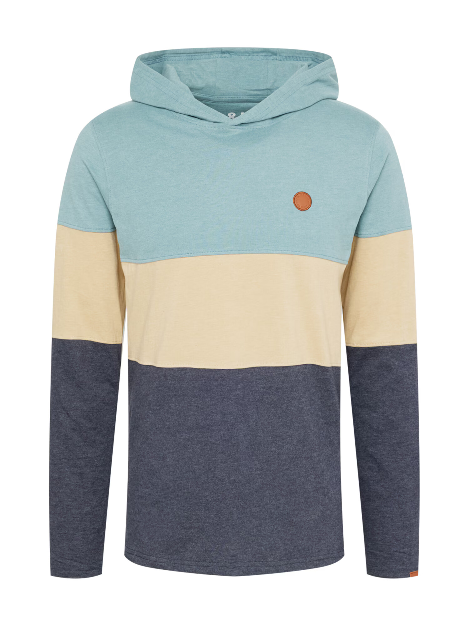 Alife and Kickin Tricou bleumarin / albastru fumuriu / galben pastel - Pled.ro