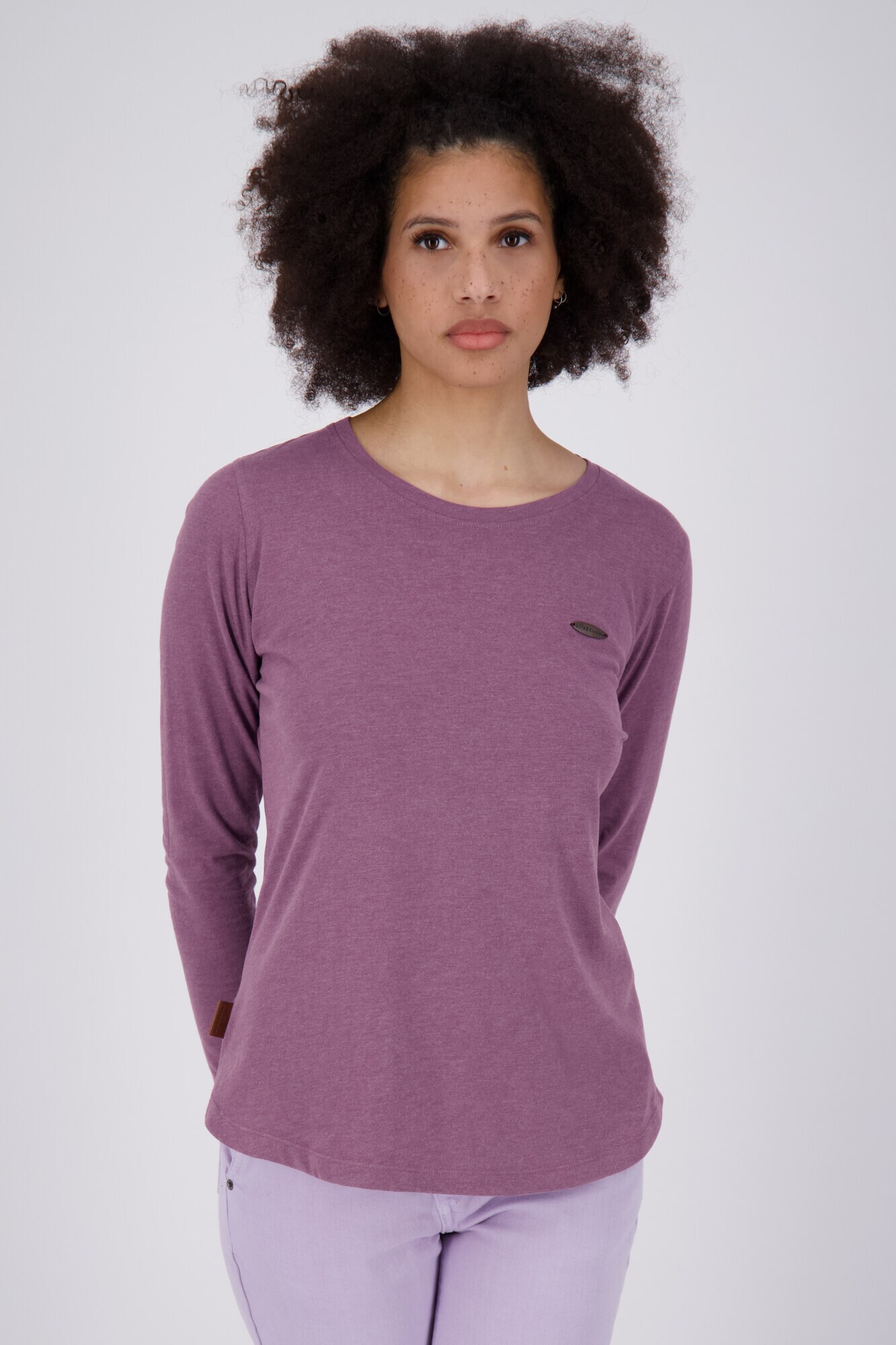 Alife and Kickin Tricou 'LeaAK' mauve - Pled.ro