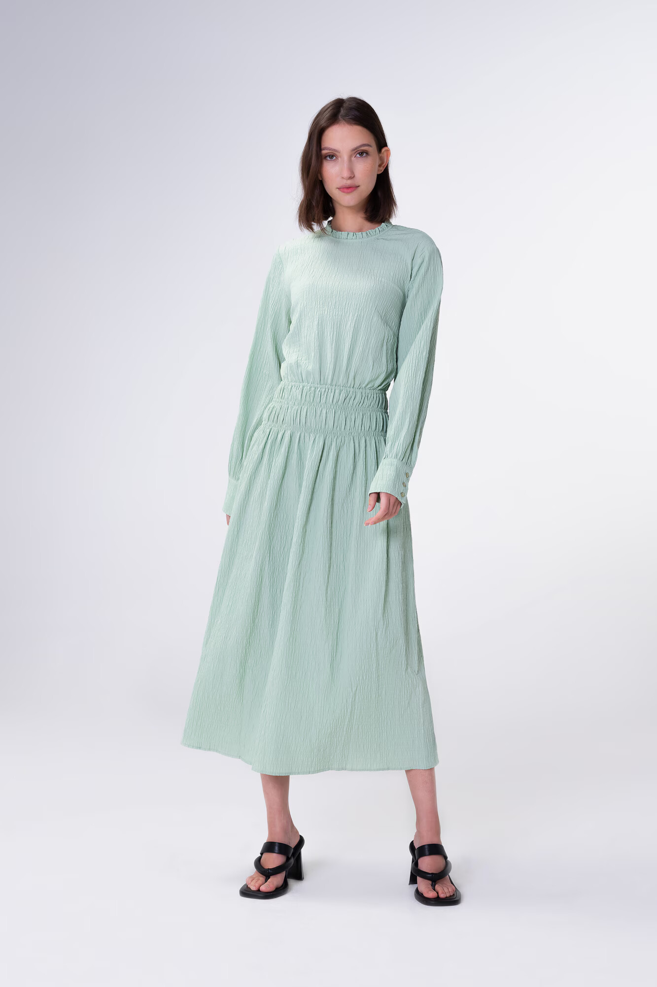 Aligne Rochie verde pastel - Pled.ro