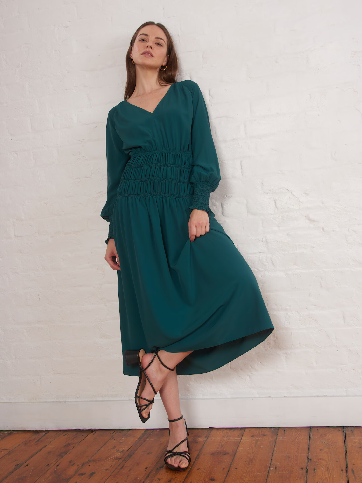 Aligne Rochie 'Elowyn' verde petrol - Pled.ro