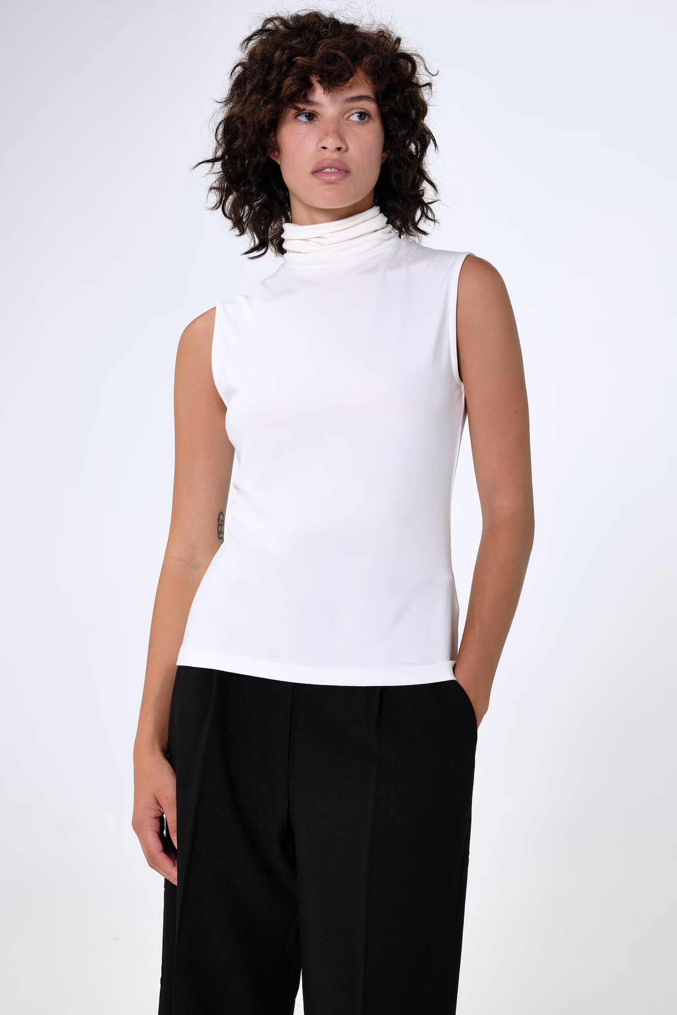 Aligne Top 'Genny' alb - Pled.ro