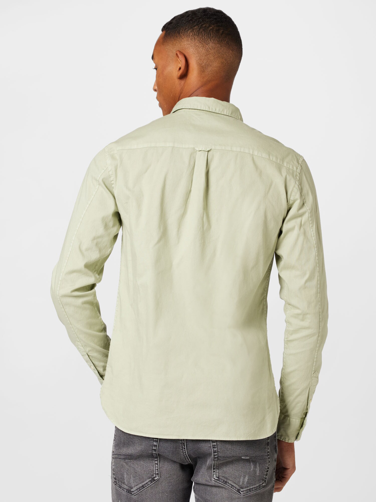 AllSaints Cămașă 'Hawthorne ls' verde pastel - Pled.ro