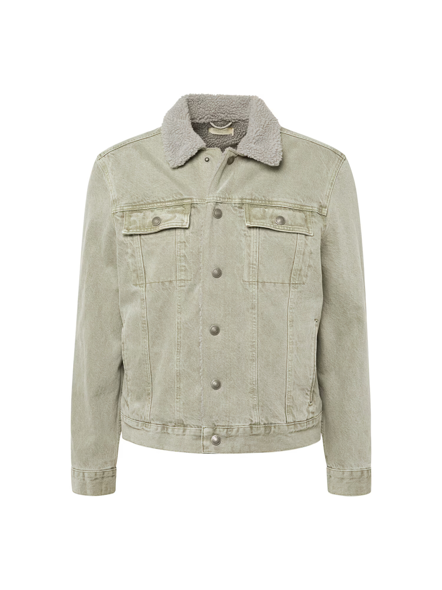 AllSaints Geacă de primăvară-toamnă 'ARONA' gri / verde pastel - Pled.ro