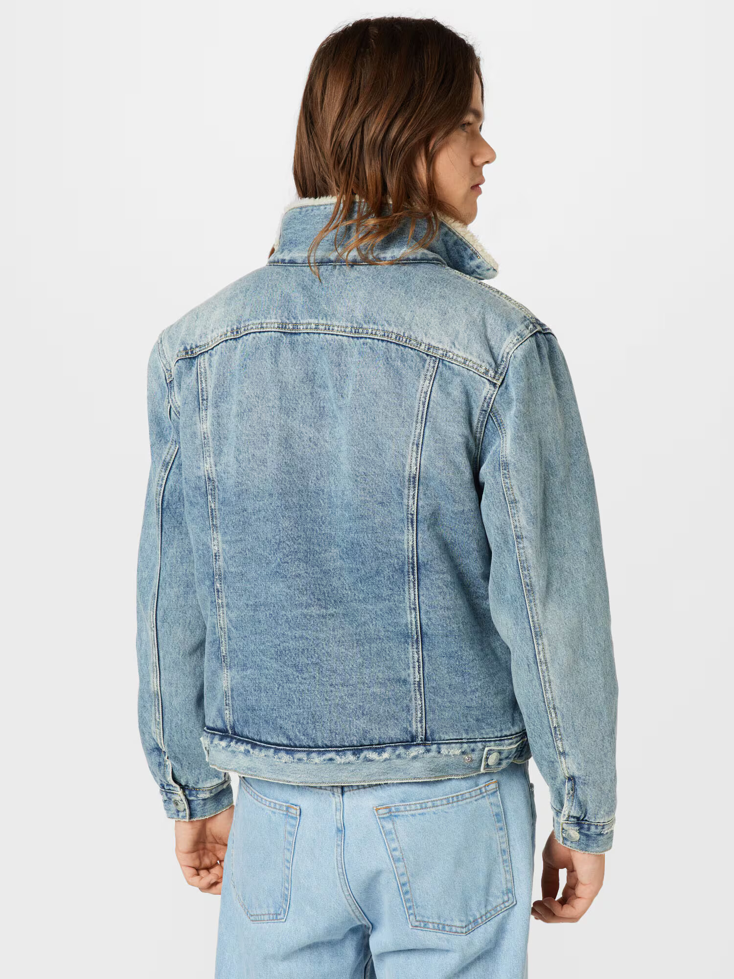 AllSaints Geacă de primăvară-toamnă 'Ilkley' albastru denim - Pled.ro