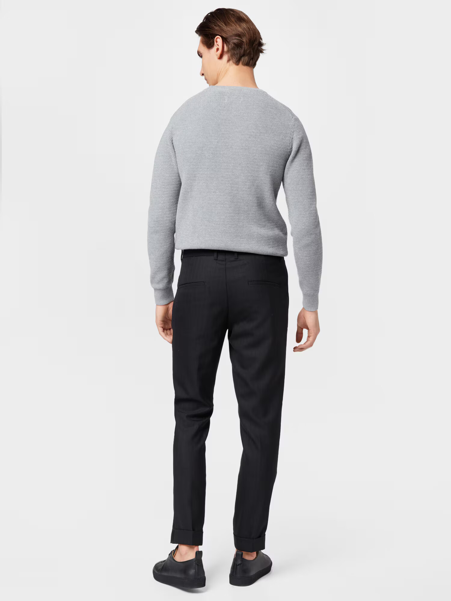 AllSaints Pantaloni cutați 'BANE' negru - Pled.ro