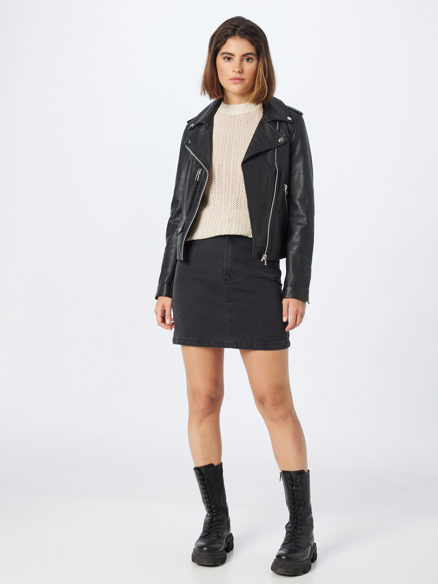 AllSaints Pulover alb - Pled.ro