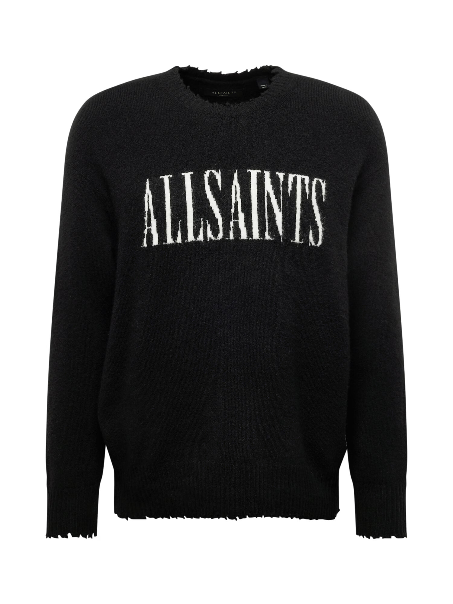 AllSaints Pulover 'LUKA' negru / alb - Pled.ro