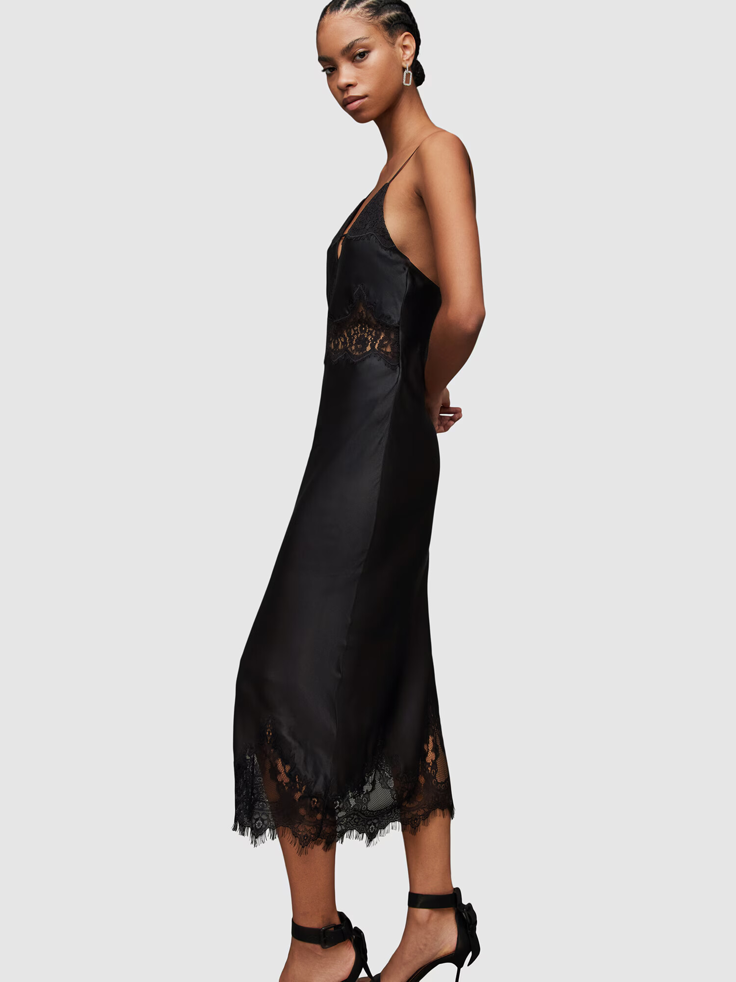 AllSaints Rochie de cocktail 'OPHELIA' negru - Pled.ro