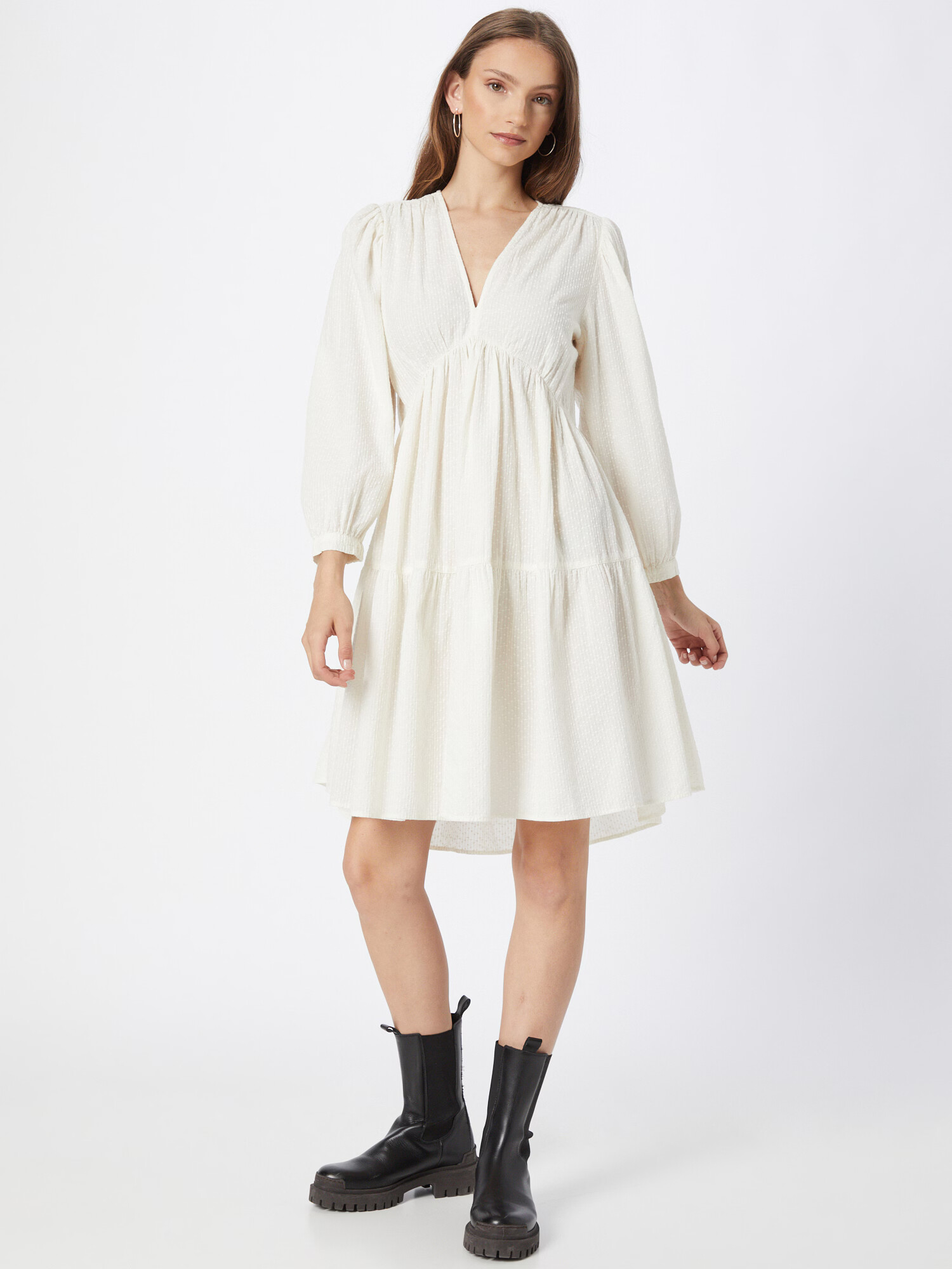 AllSaints Rochie 'Lea' alb murdar - Pled.ro