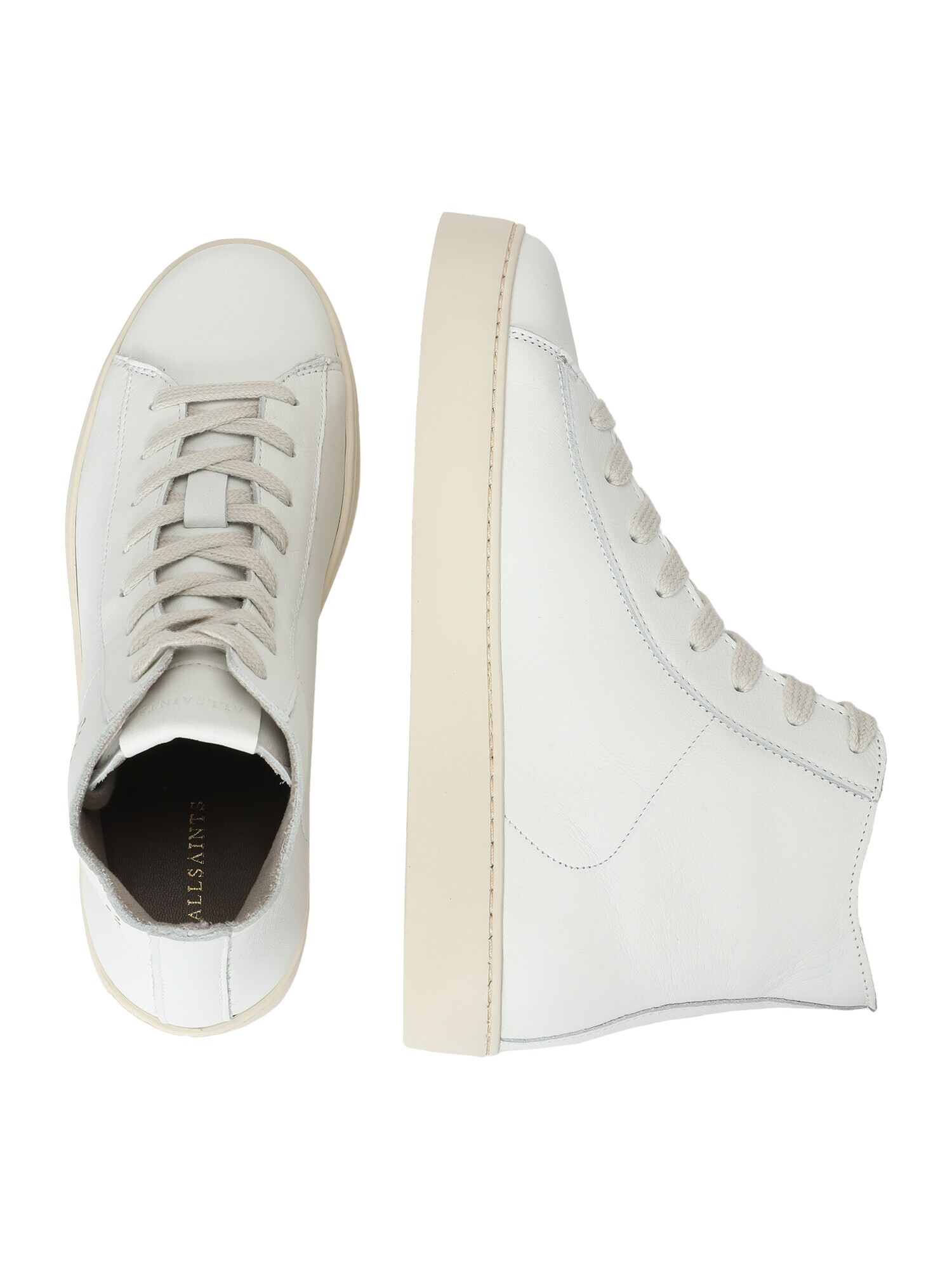 AllSaints Sneaker înalt 'TANA' auriu / alb - Pled.ro