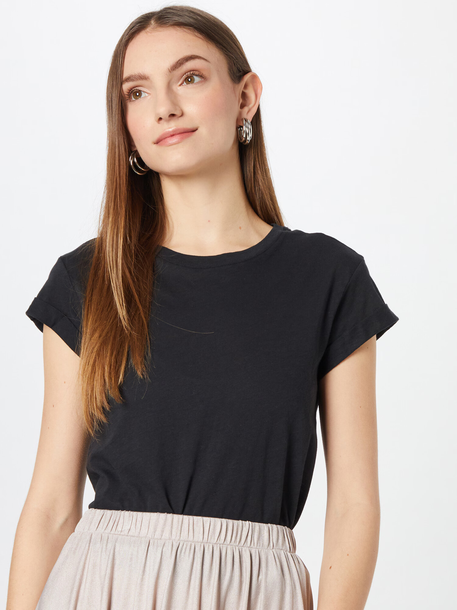 AllSaints Tricou 'ANNA' negru - Pled.ro