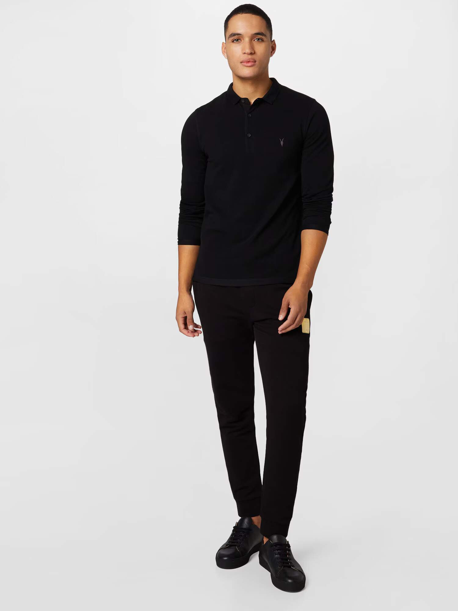 AllSaints Tricou negru - Pled.ro