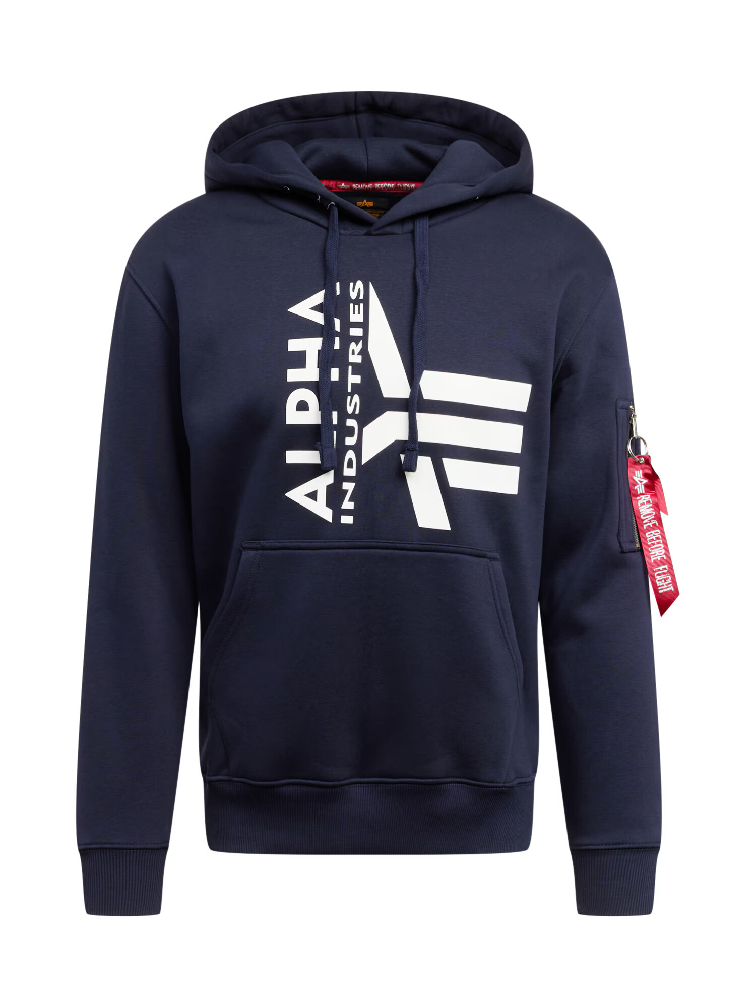 ALPHA INDUSTRIES Bluză de molton albastru / roșu / alb - Pled.ro