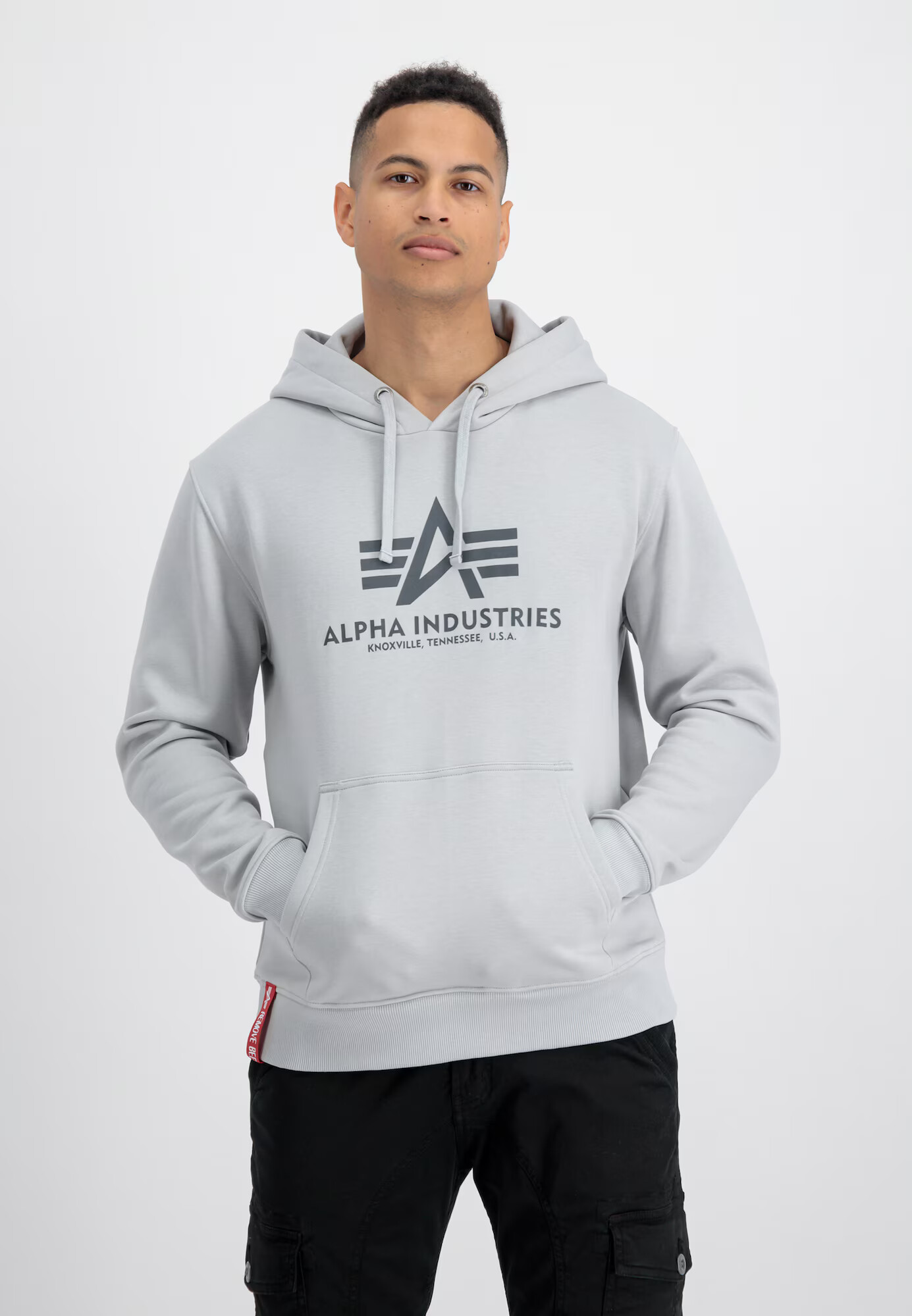 ALPHA INDUSTRIES Bluză de molton gri / gri metalic - Pled.ro