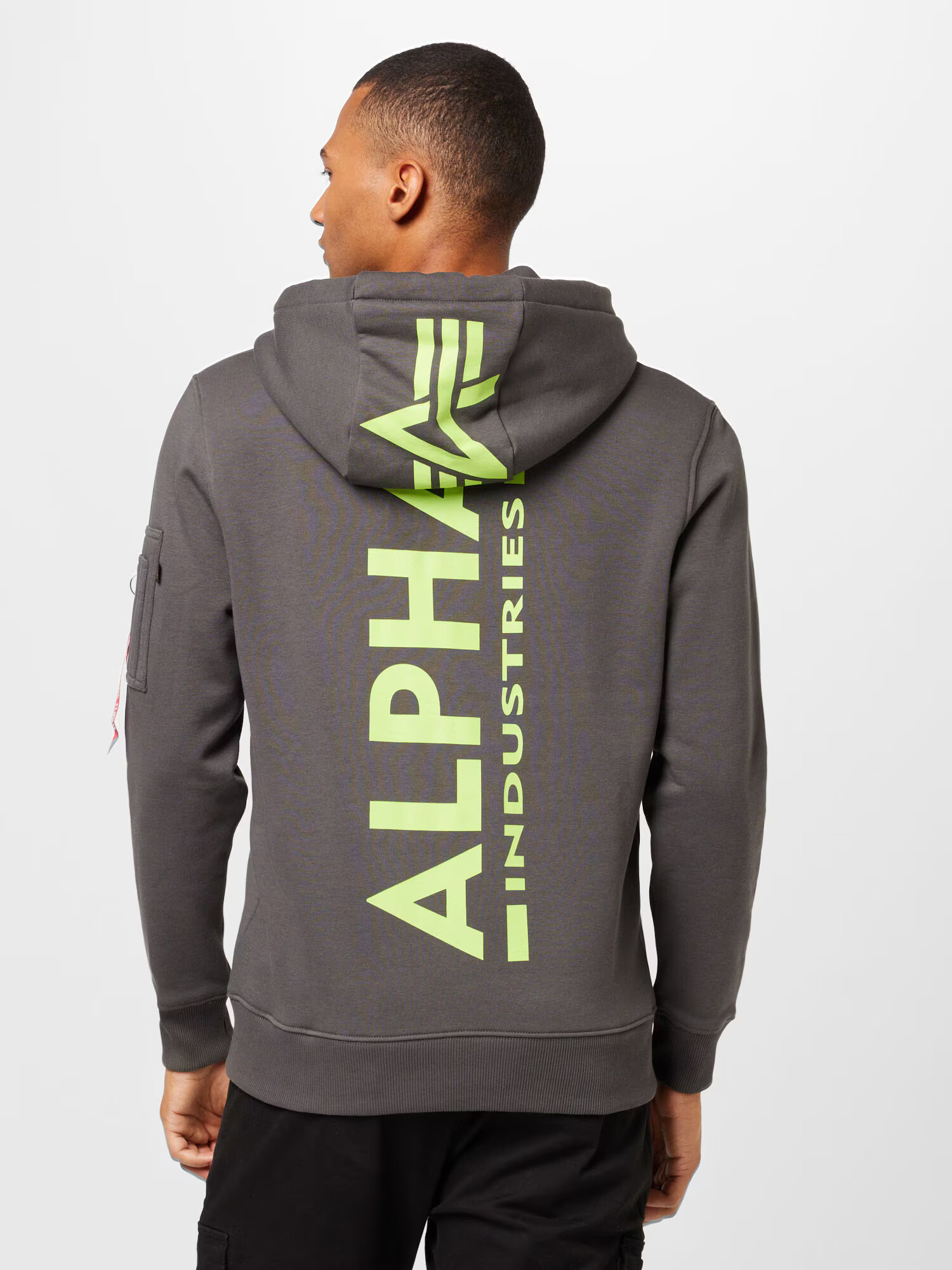 ALPHA INDUSTRIES Bluză de molton gri închis - Pled.ro