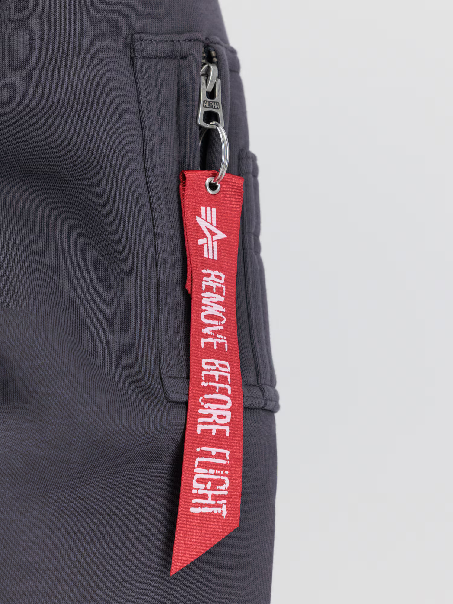 ALPHA INDUSTRIES Bluză de molton gri închis - Pled.ro