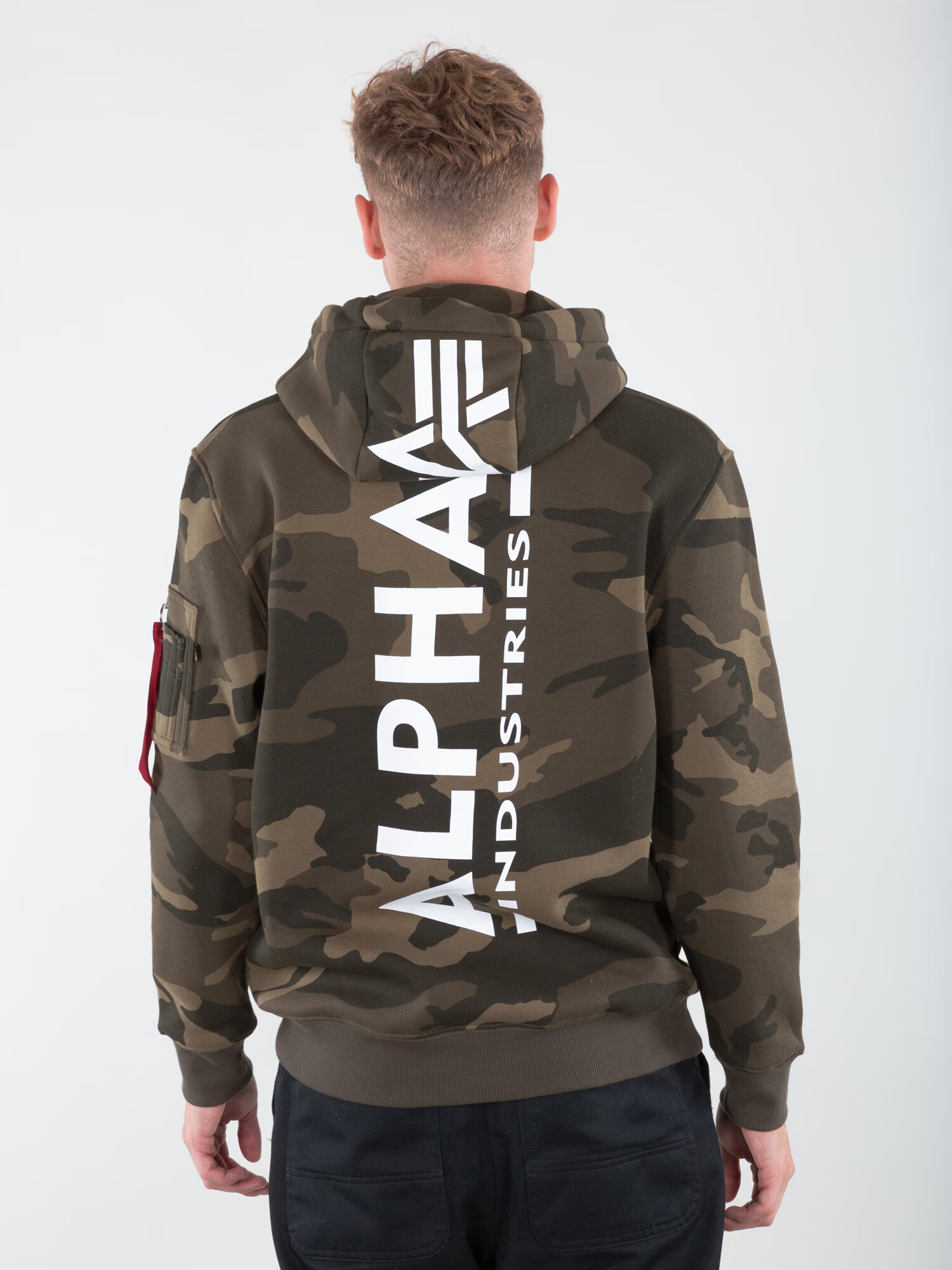 ALPHA INDUSTRIES Bluză de molton kaki / oliv / alb - Pled.ro