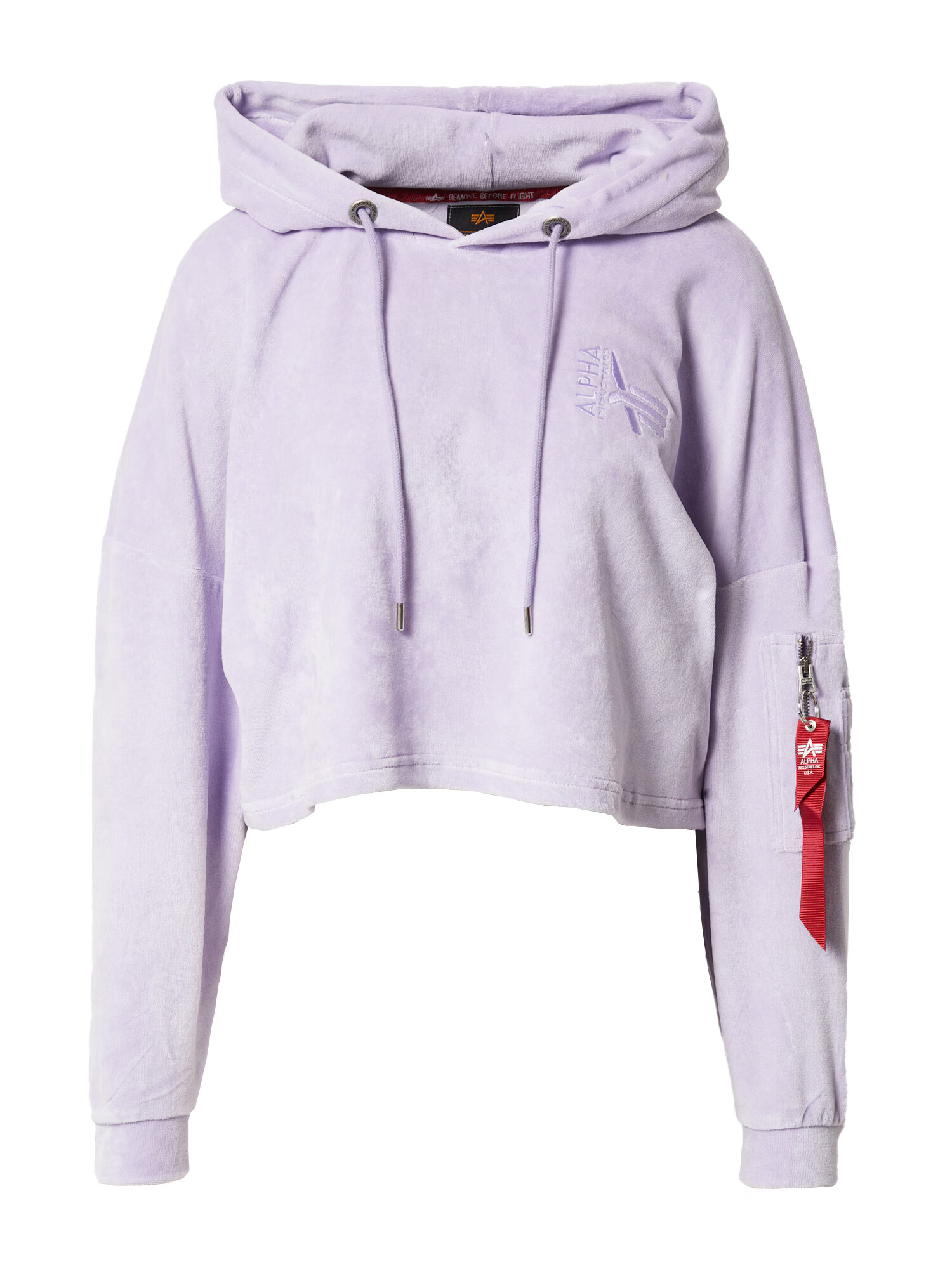 ALPHA INDUSTRIES Bluză de molton lila - Pled.ro