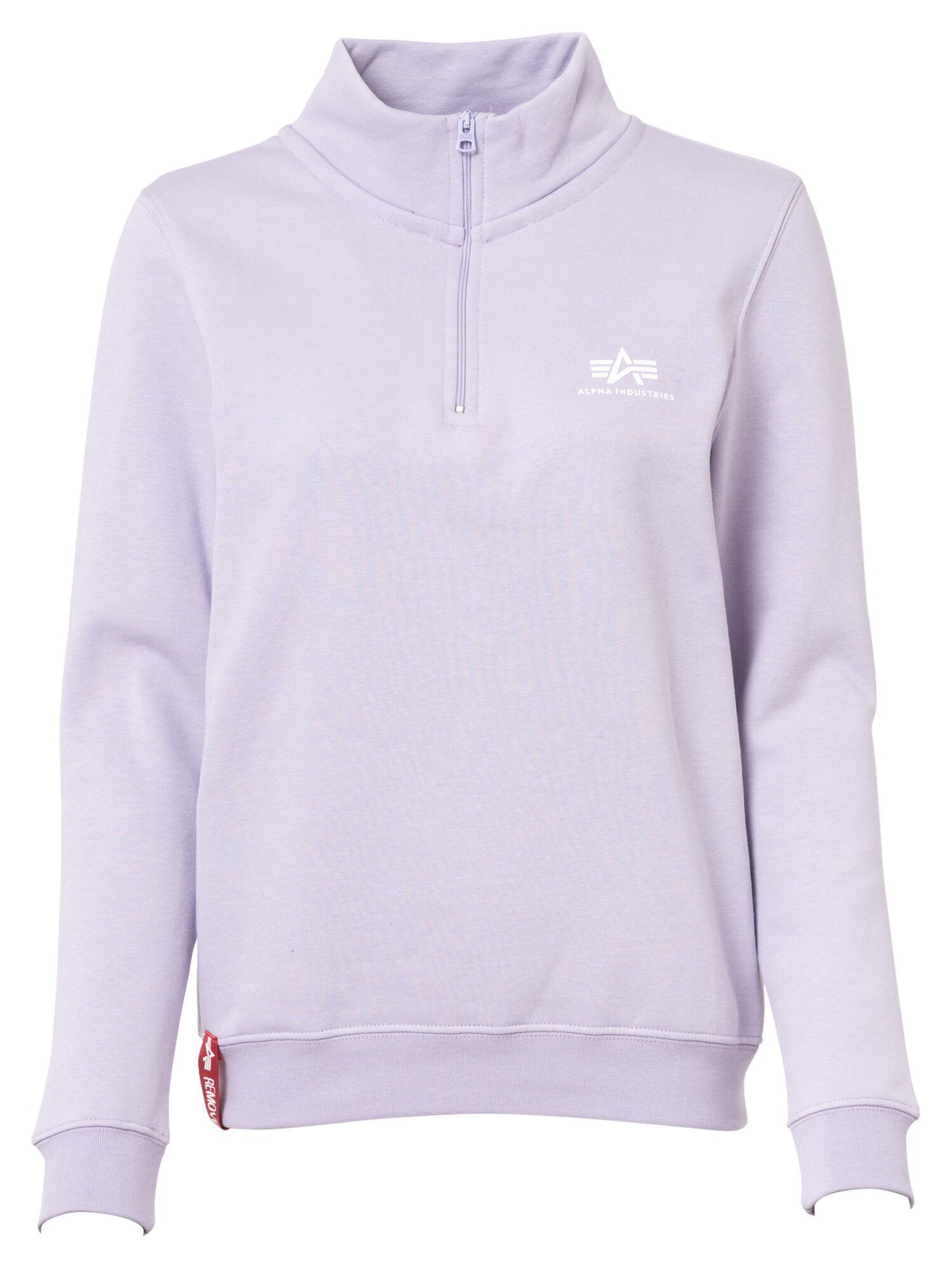 ALPHA INDUSTRIES Bluză de molton mov pastel / alb - Pled.ro