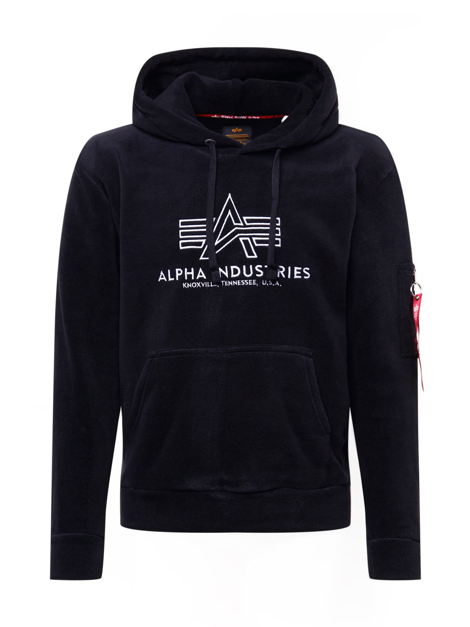 ALPHA INDUSTRIES Bluză de molton negru - Pled.ro