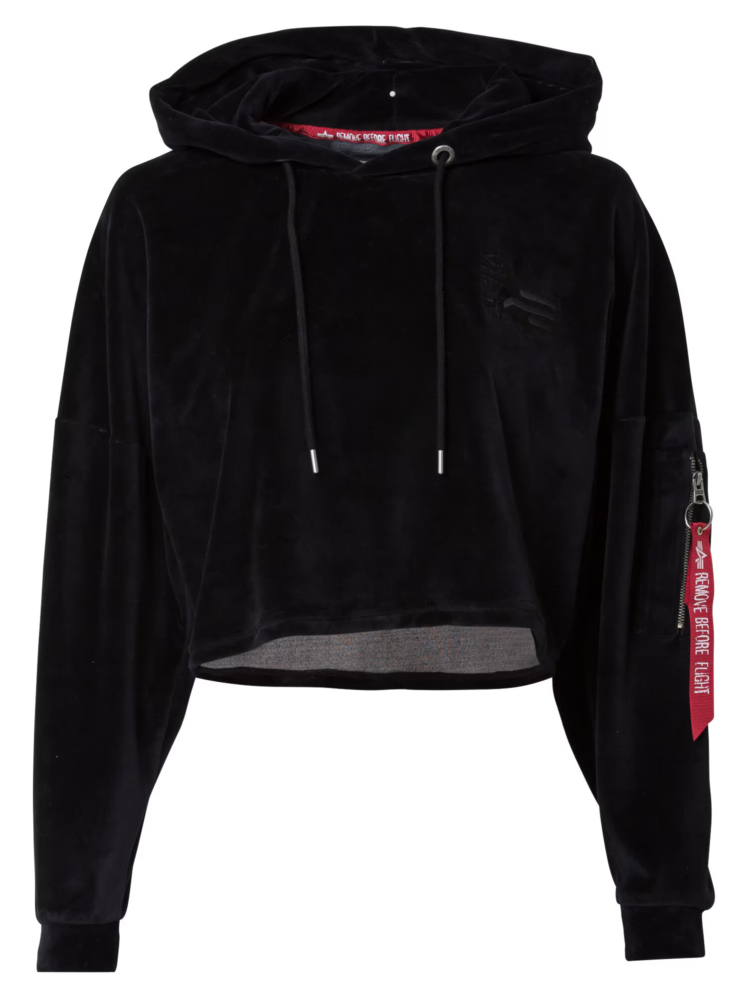 ALPHA INDUSTRIES Bluză de molton negru - Pled.ro