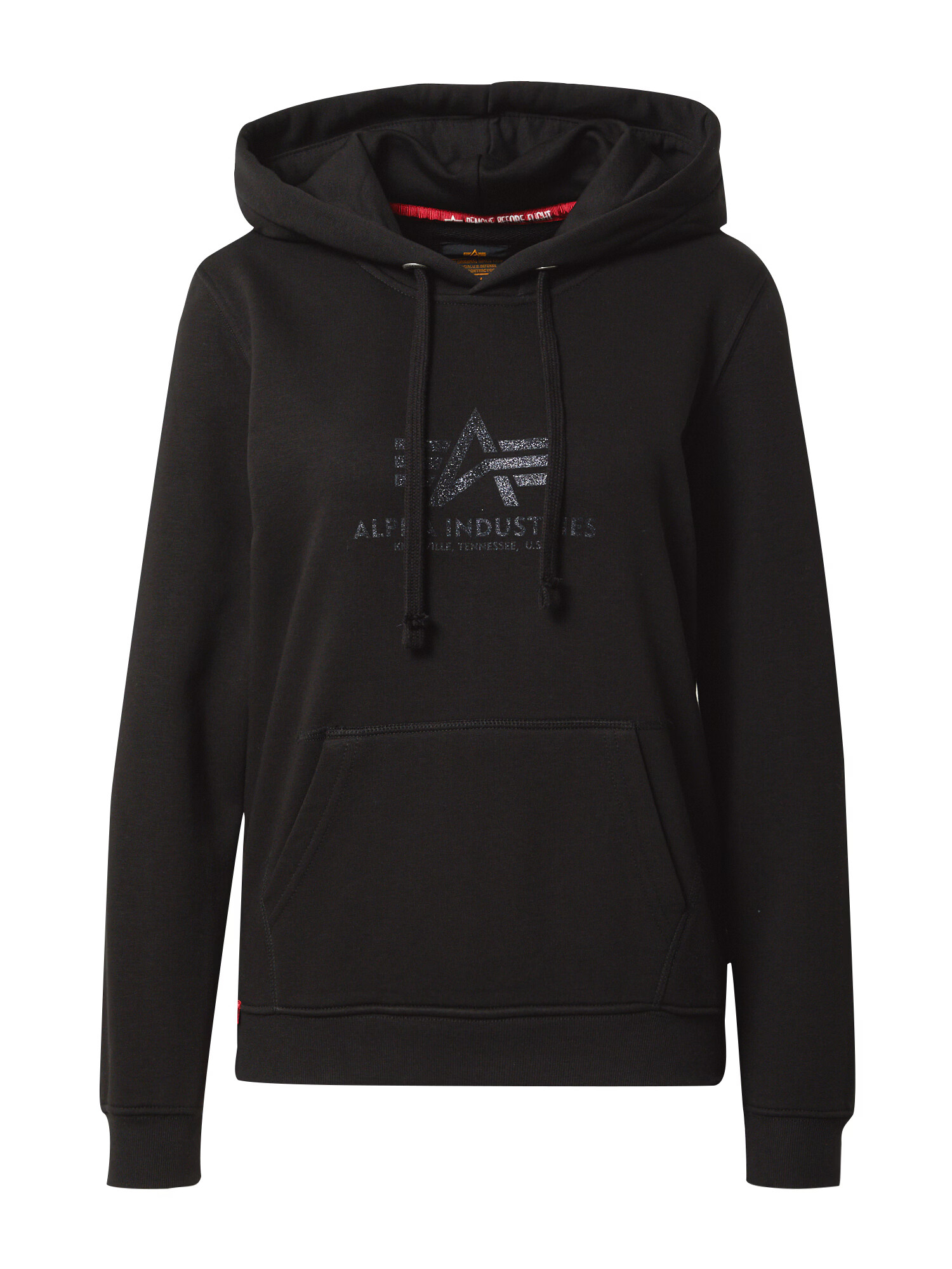 ALPHA INDUSTRIES Bluză de molton negru - Pled.ro