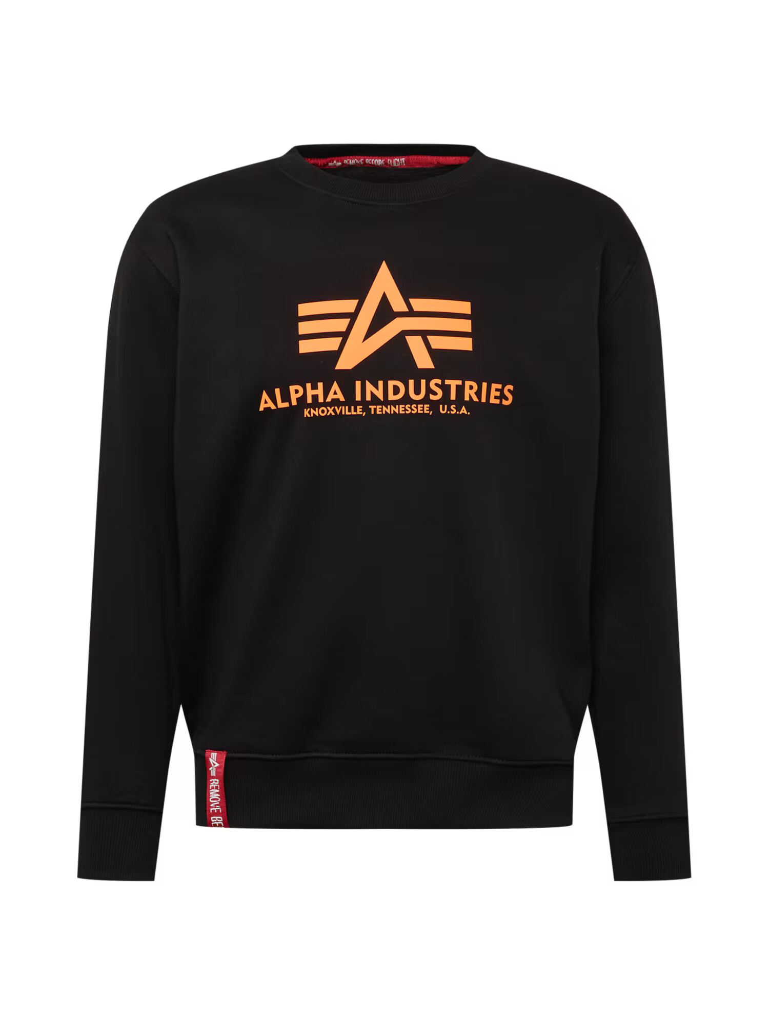 ALPHA INDUSTRIES Bluză de molton portocaliu / negru - Pled.ro