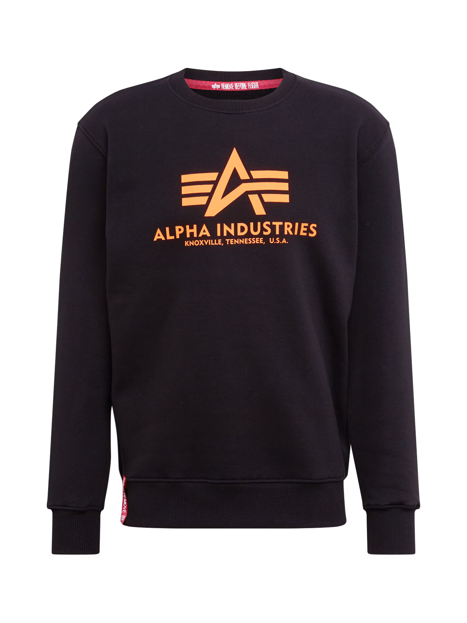 ALPHA INDUSTRIES Bluză de molton portocaliu neon / negru - Pled.ro