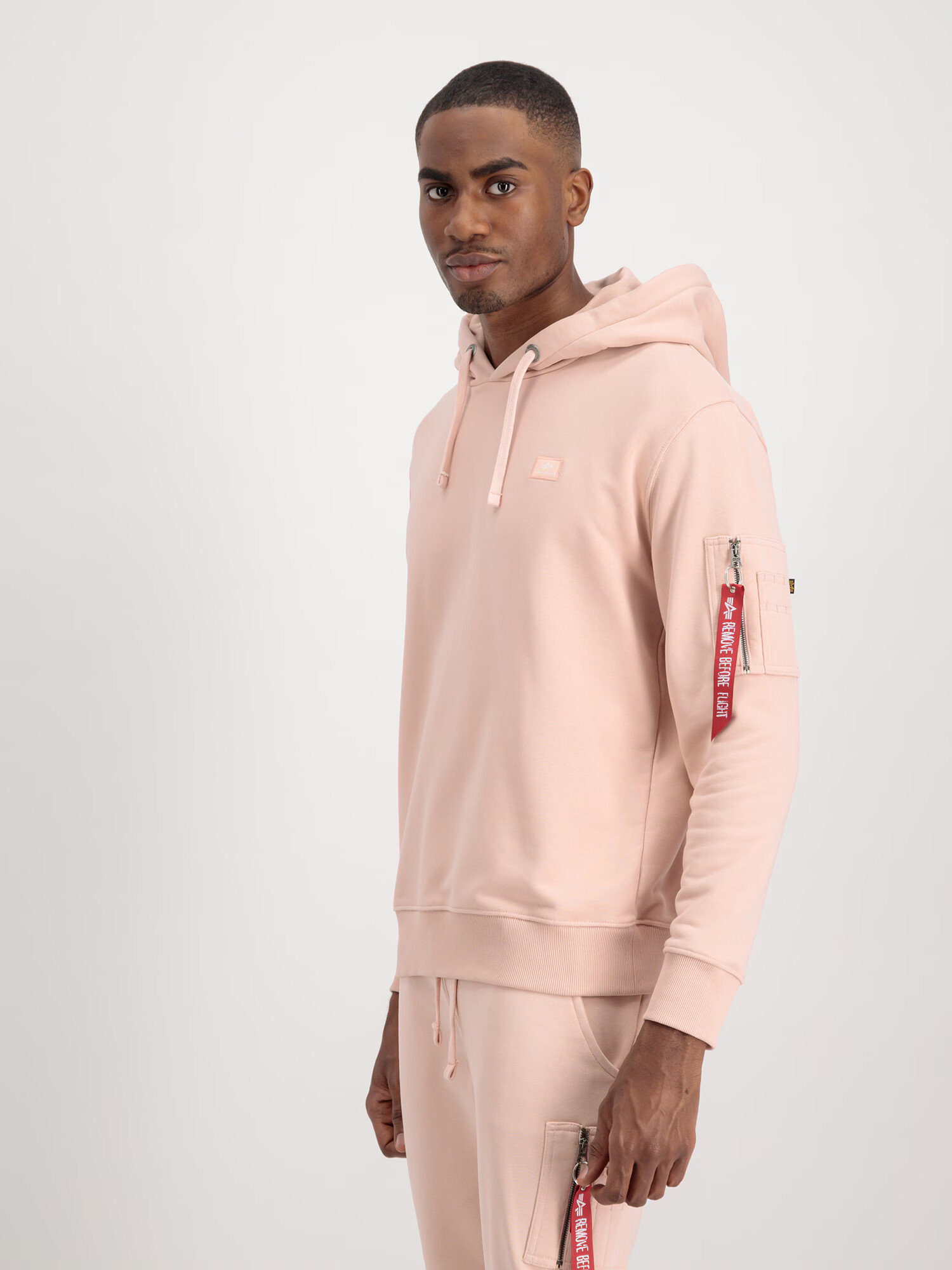 ALPHA INDUSTRIES Bluză de molton portocaliu piersică - Pled.ro