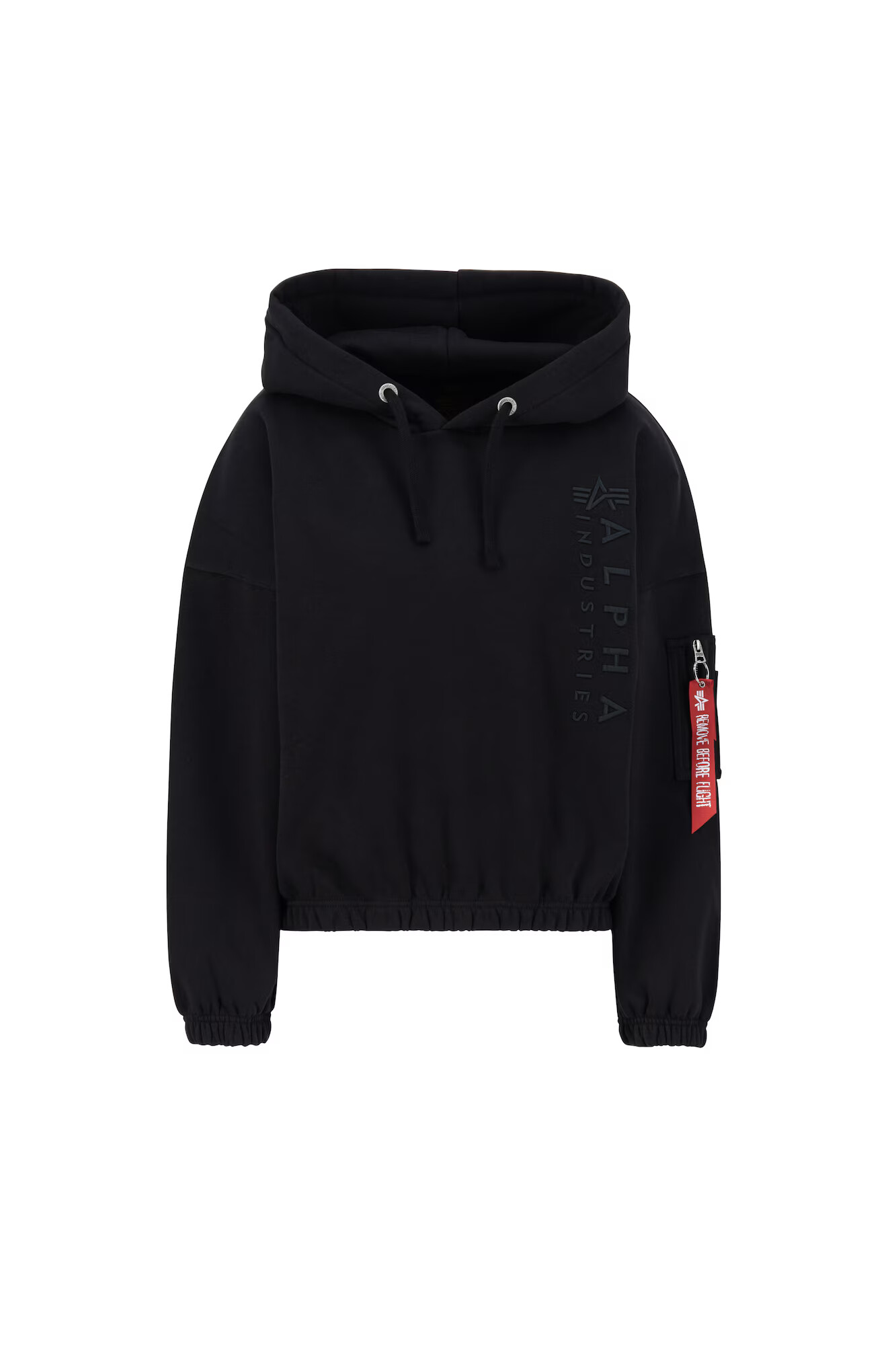 ALPHA INDUSTRIES Bluză de molton roși aprins / negru - Pled.ro