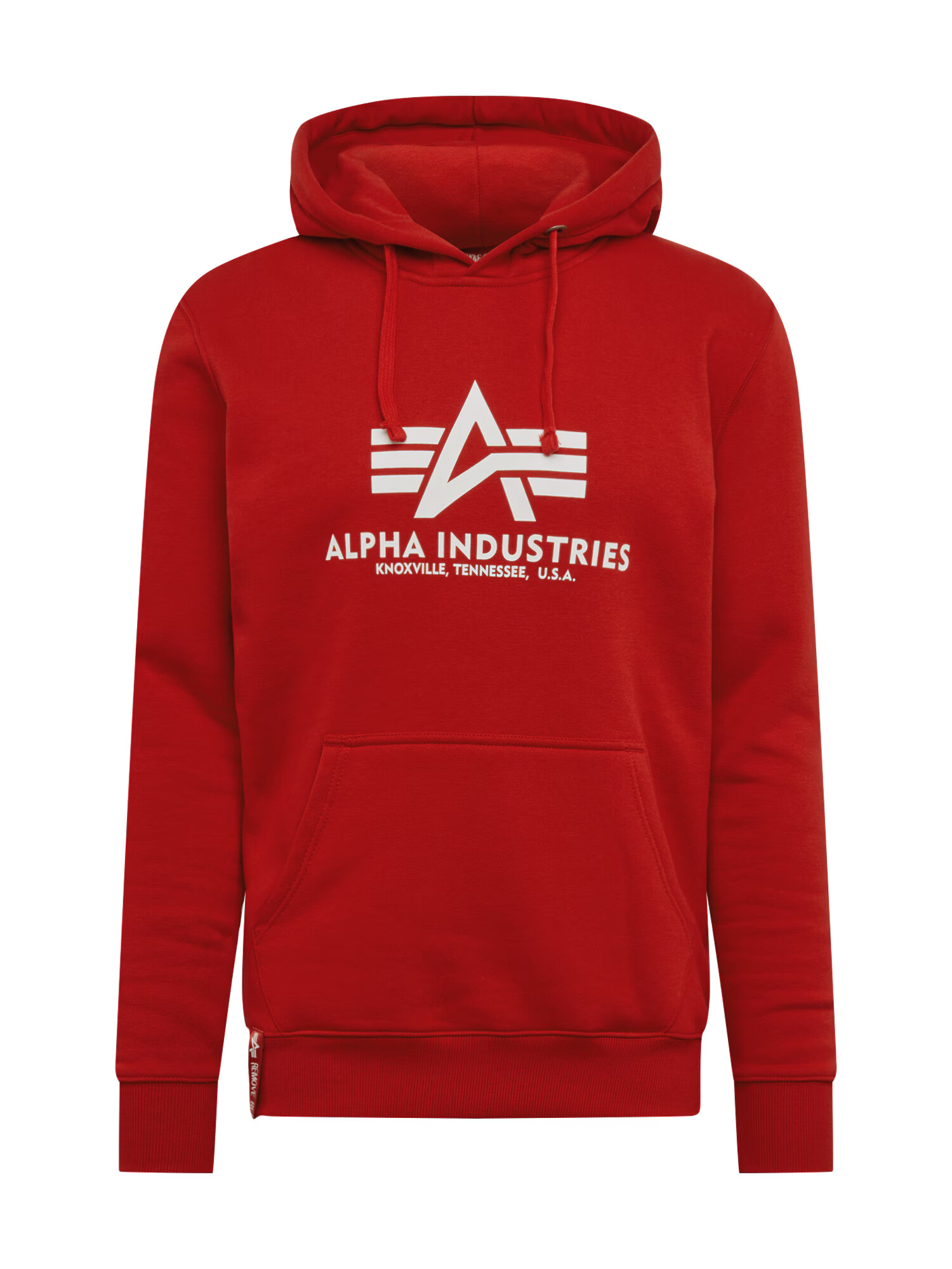 ALPHA INDUSTRIES Bluză de molton roșu / alb - Pled.ro