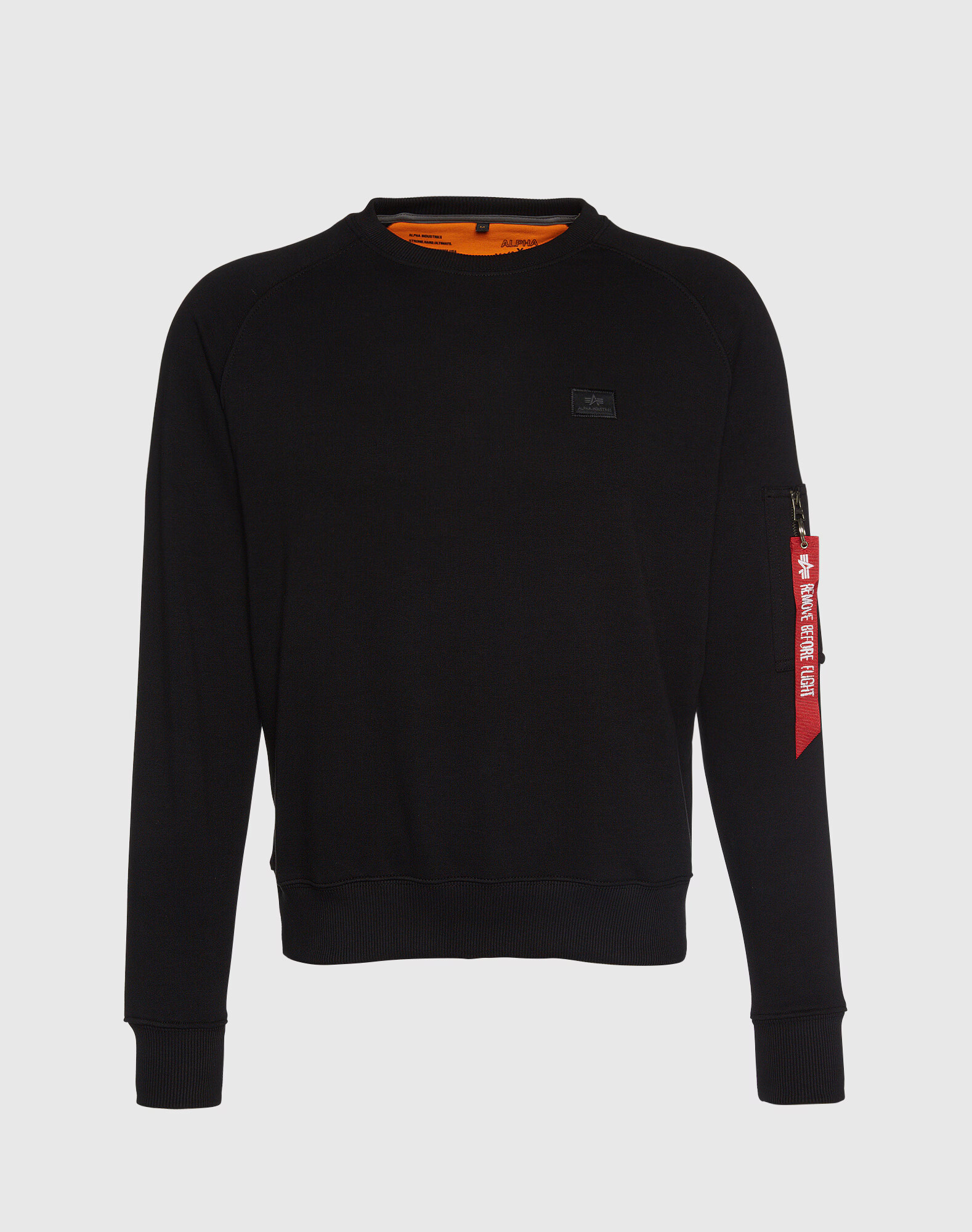 ALPHA INDUSTRIES Bluză de molton roșu / negru / alb - Pled.ro