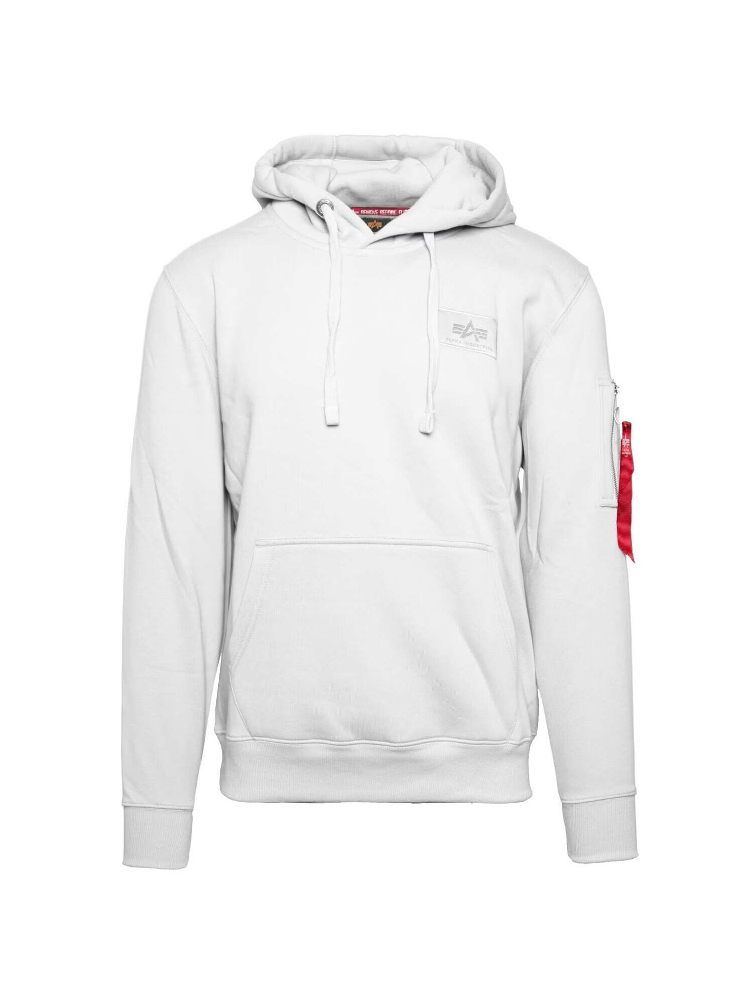 ALPHA INDUSTRIES Bluză de molton roșu / negru / alb - Pled.ro