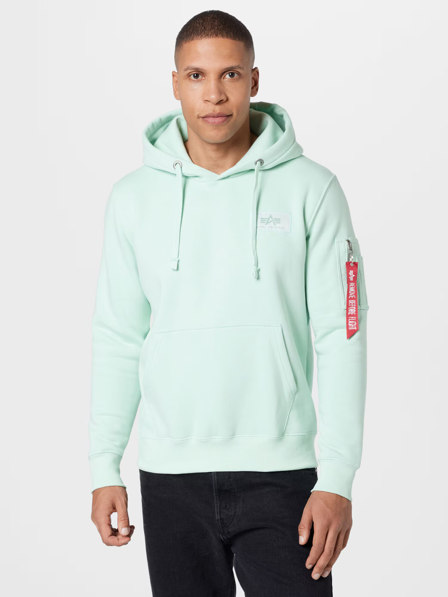 ALPHA INDUSTRIES Pulover verde mentă - Pled.ro