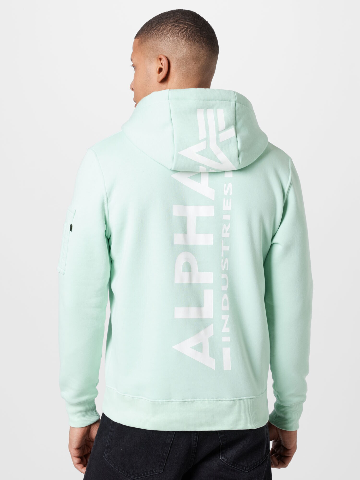 ALPHA INDUSTRIES Pulover verde mentă - Pled.ro