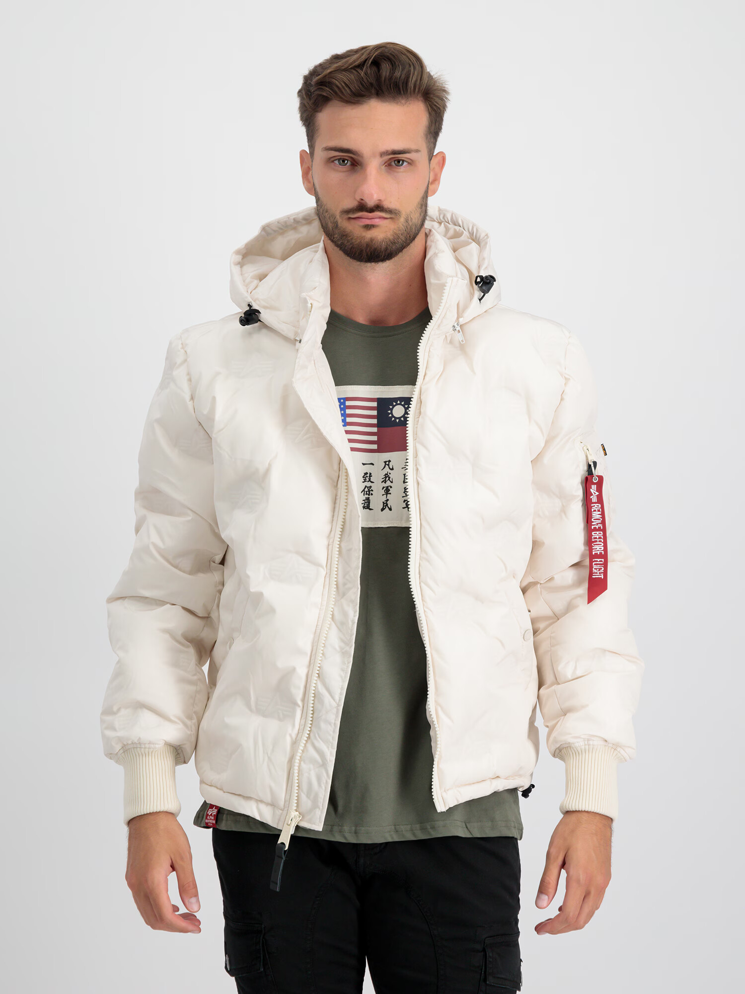 ALPHA INDUSTRIES Geacă de primăvară-toamnă ecru - Pled.ro