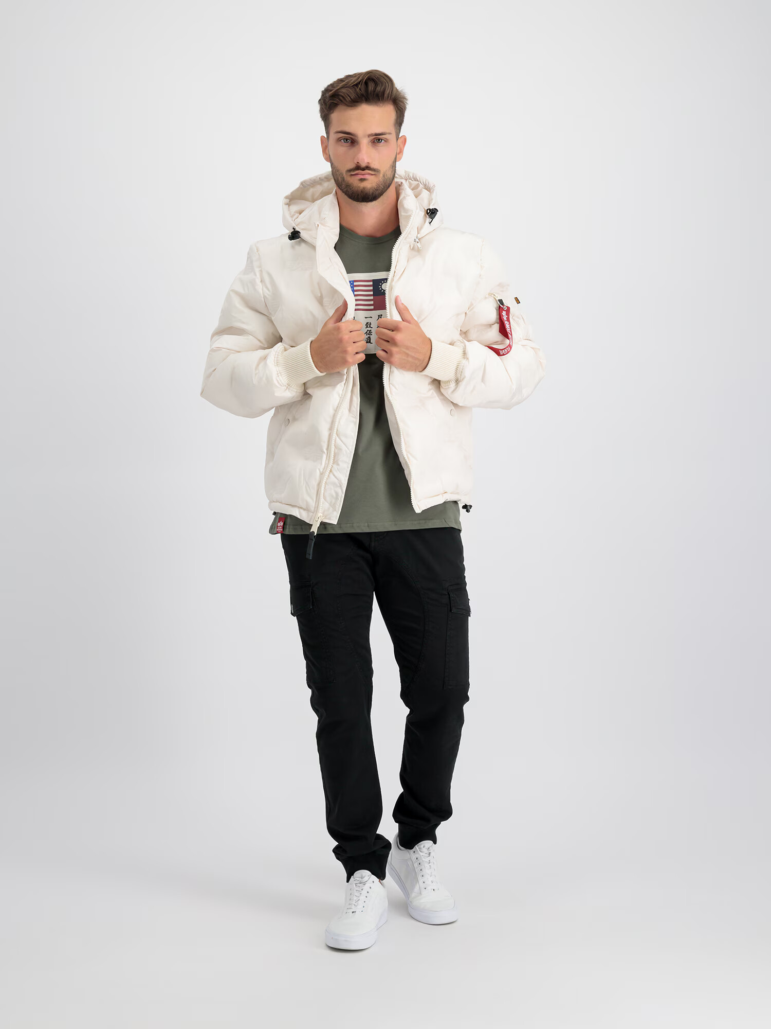 ALPHA INDUSTRIES Geacă de primăvară-toamnă ecru - Pled.ro