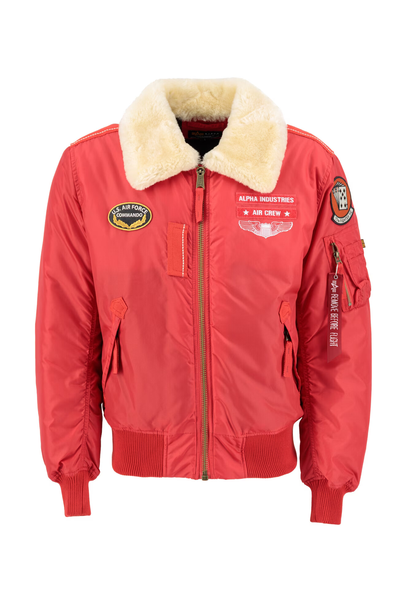 ALPHA INDUSTRIES Geacă de iarnă 'Injector III Air Force' mai multe culori / roșu - Pled.ro