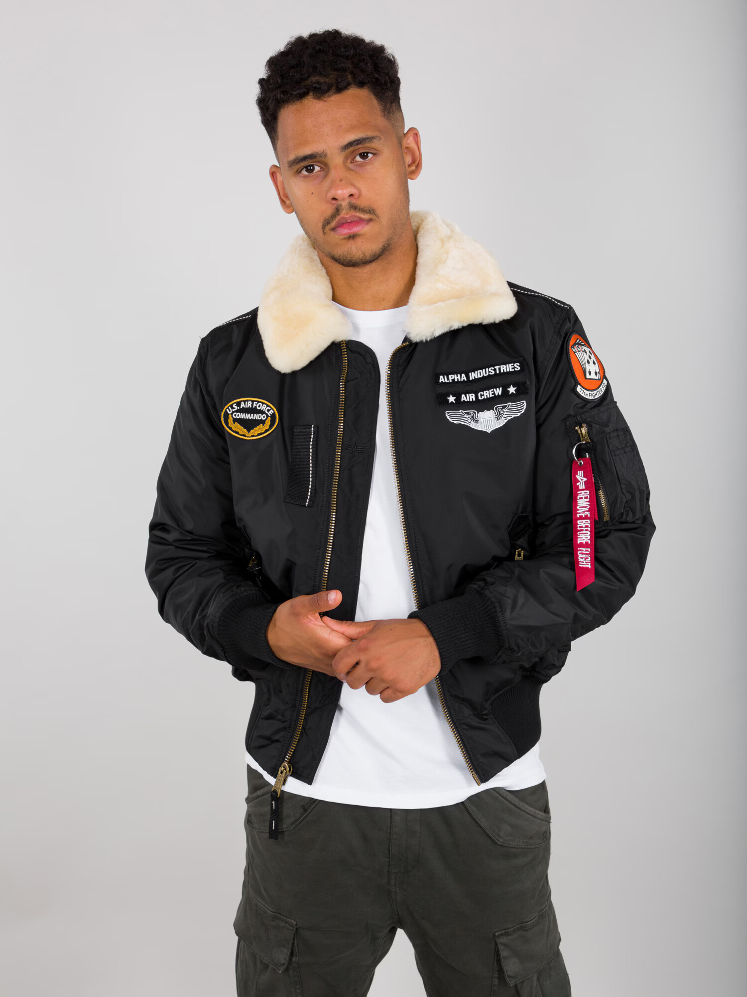 ALPHA INDUSTRIES Geacă de iarnă ' Injector III Air Force ' negru - Pled.ro