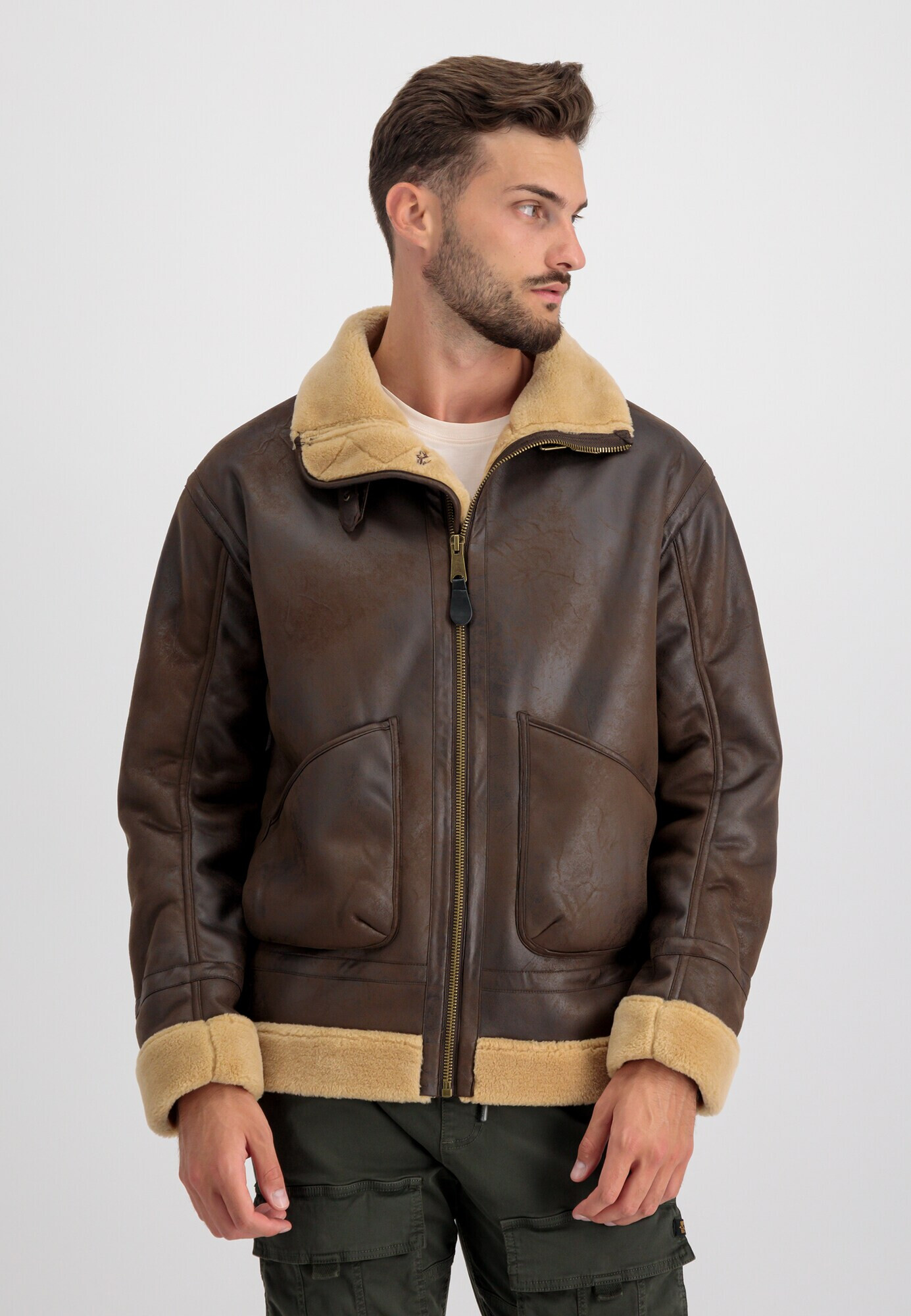 ALPHA INDUSTRIES Geacă de iarnă maro - Pled.ro