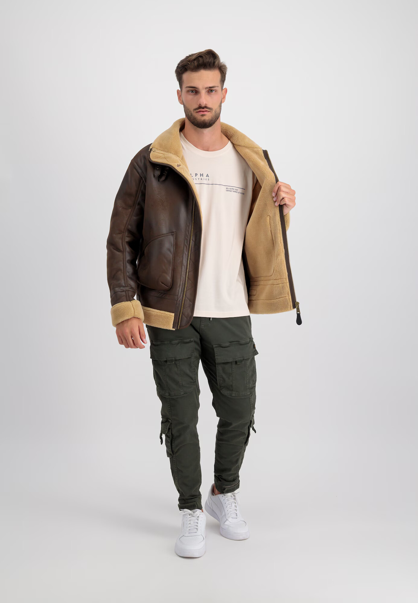 ALPHA INDUSTRIES Geacă de iarnă maro - Pled.ro