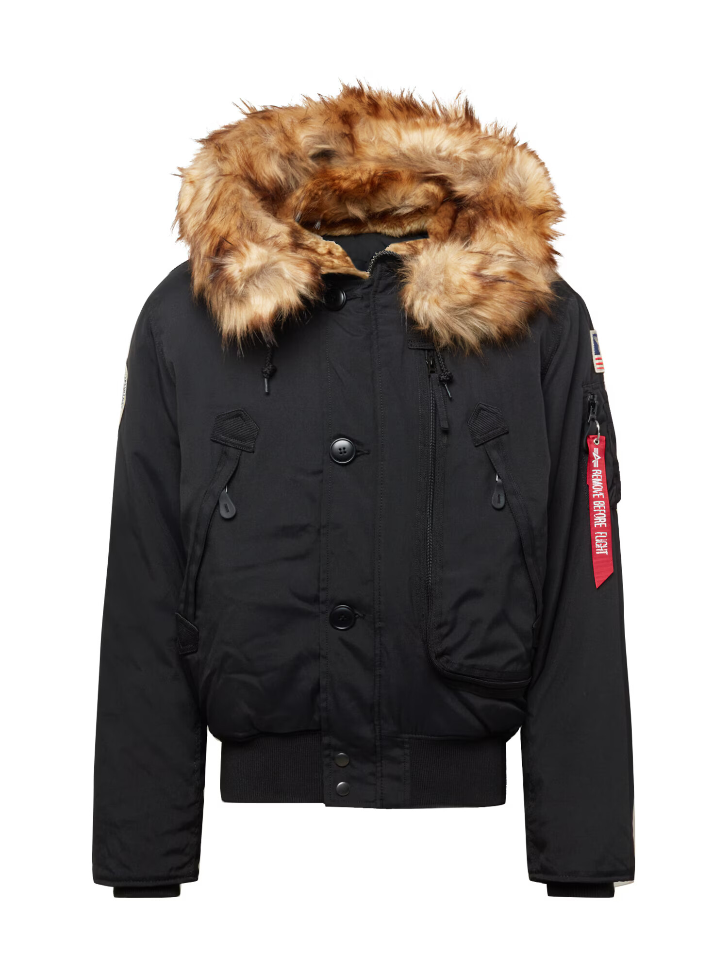 ALPHA INDUSTRIES Geacă de iarnă negru - Pled.ro