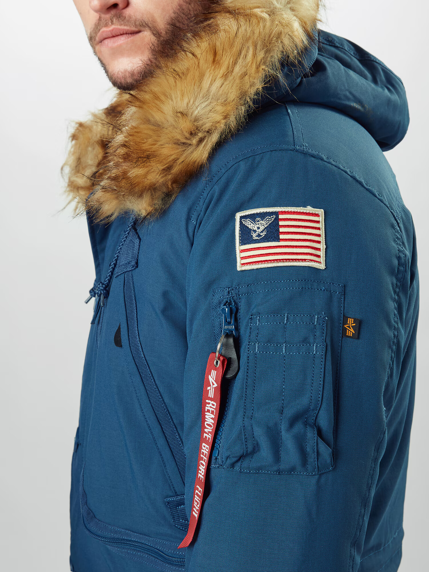 ALPHA INDUSTRIES Parka de iarnă 'Polar' albastru închis - Pled.ro