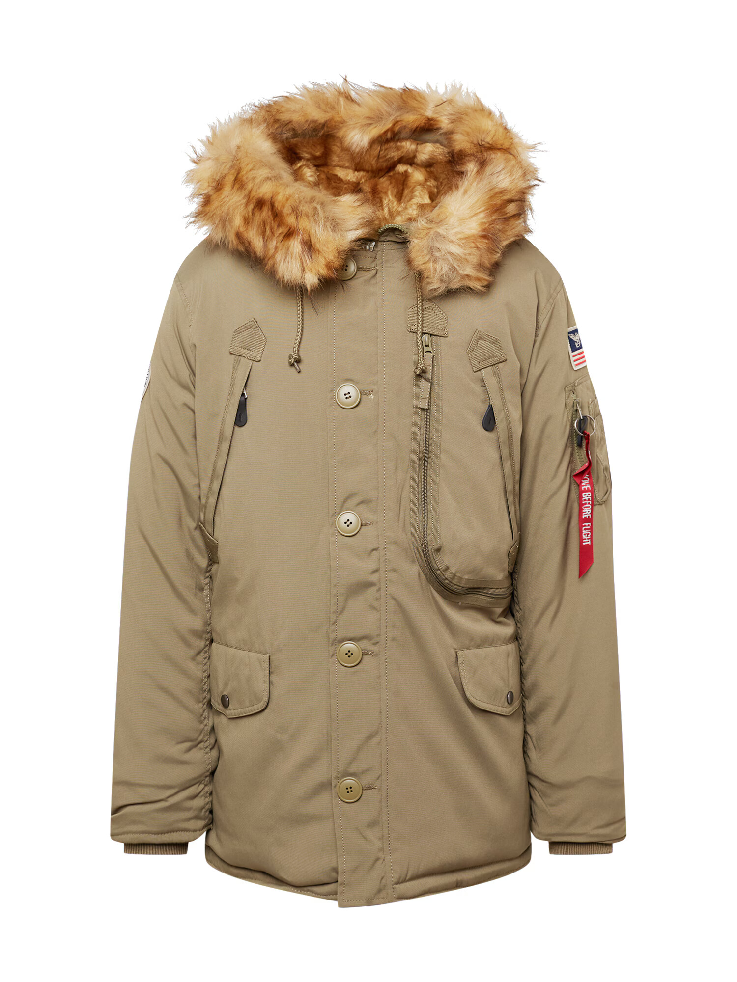 ALPHA INDUSTRIES Geacă de iarnă 'Polar' maro coniac / oliv - Pled.ro