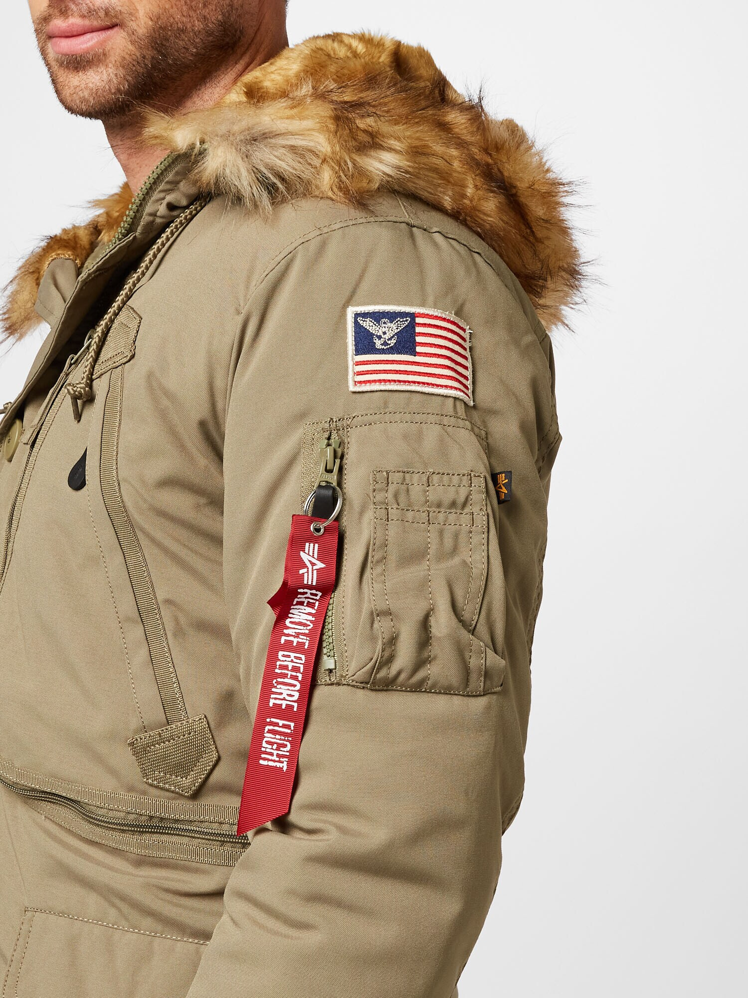 ALPHA INDUSTRIES Geacă de iarnă 'Polar' maro coniac / oliv - Pled.ro