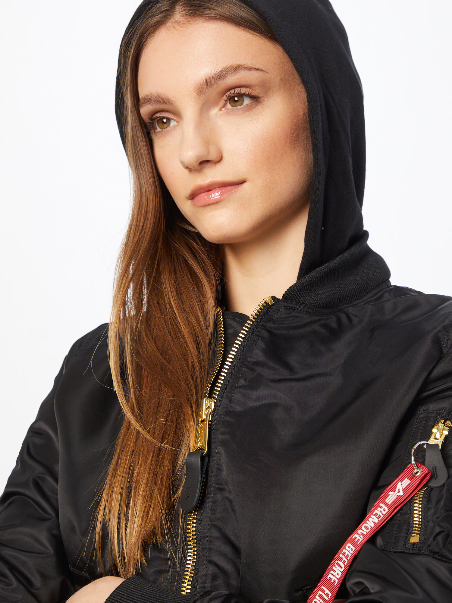 ALPHA INDUSTRIES Geacă de primăvară-toamnă auriu / roșu / negru / alb - Pled.ro