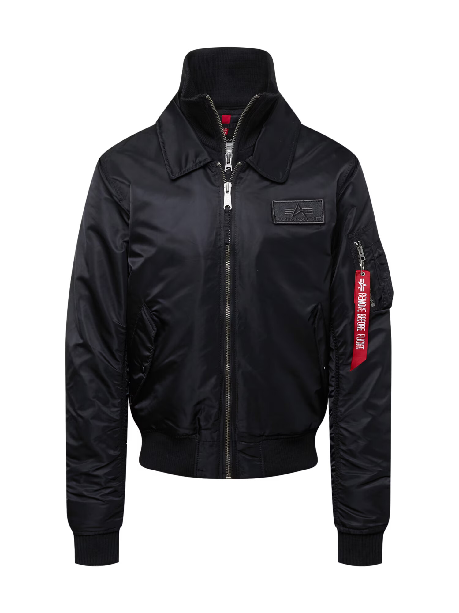 ALPHA INDUSTRIES Geacă de primăvară-toamnă 'CWU Jet Blast' roșu / negru / alb - Pled.ro