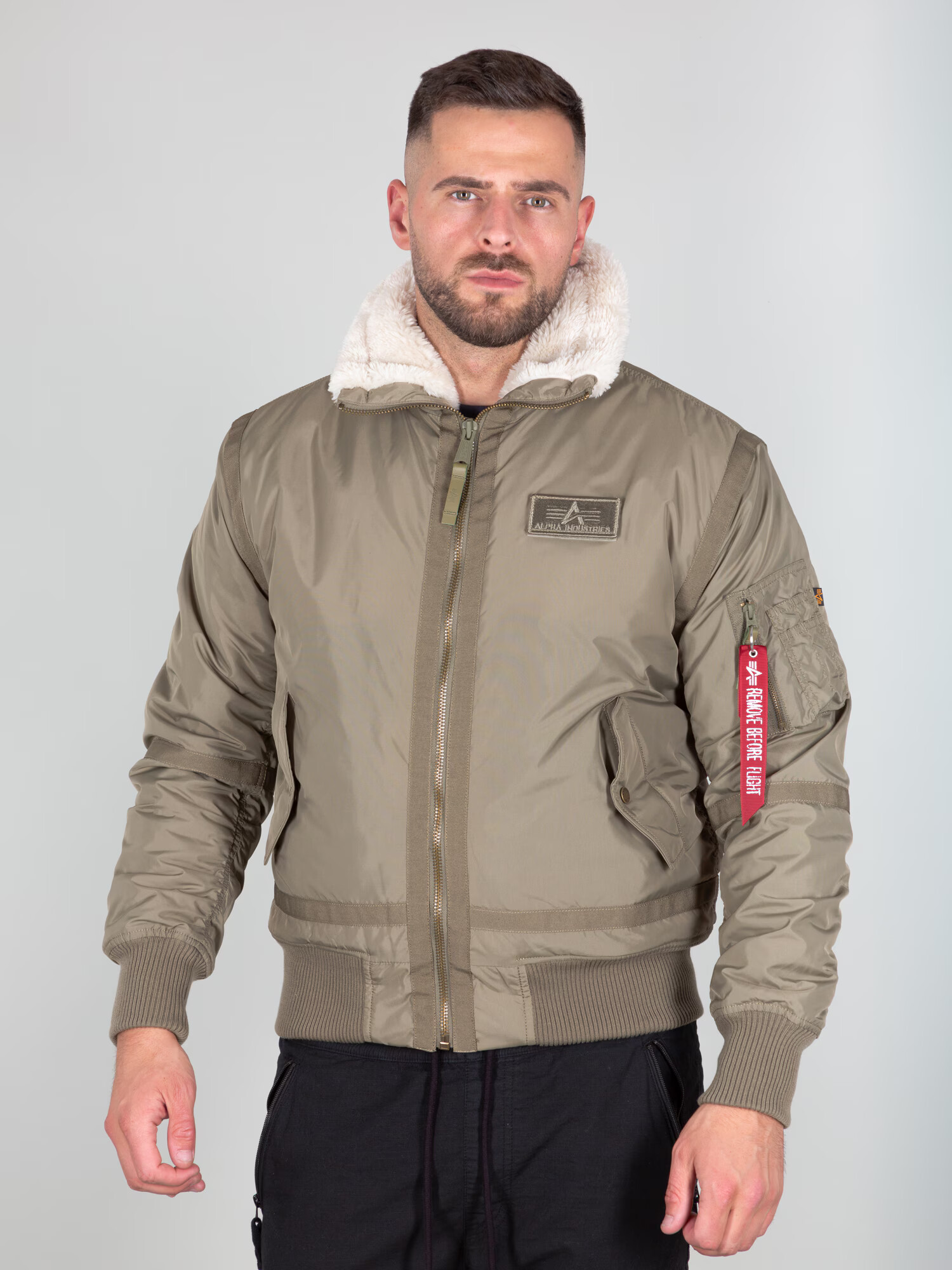 ALPHA INDUSTRIES Geacă de primăvară-toamnă kaki - Pled.ro